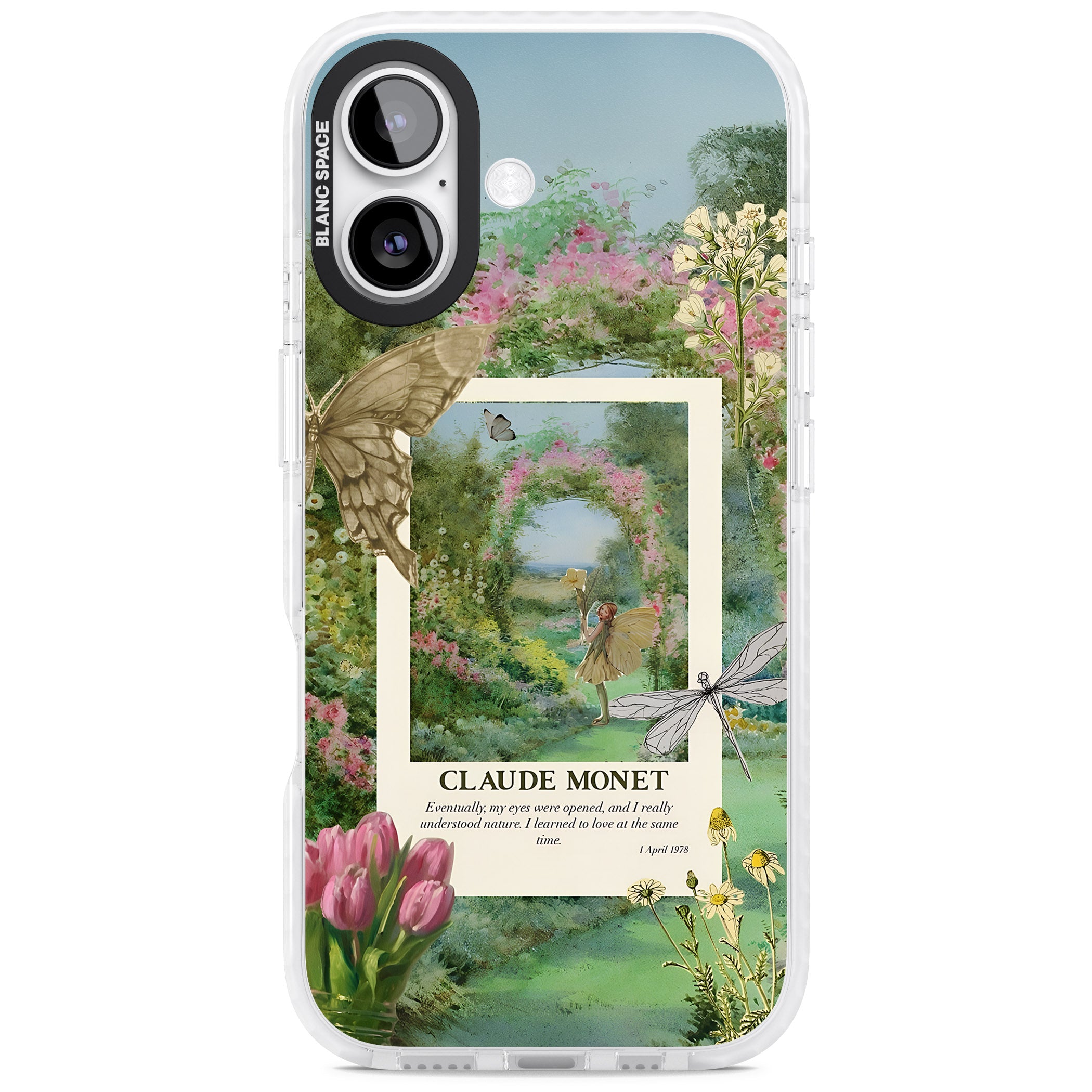 Monet Fairy Garden iPhone 17 Impact Pro Clear Phone Case