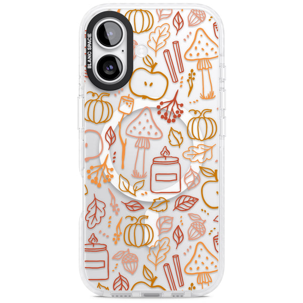 Autumn Line Pattern