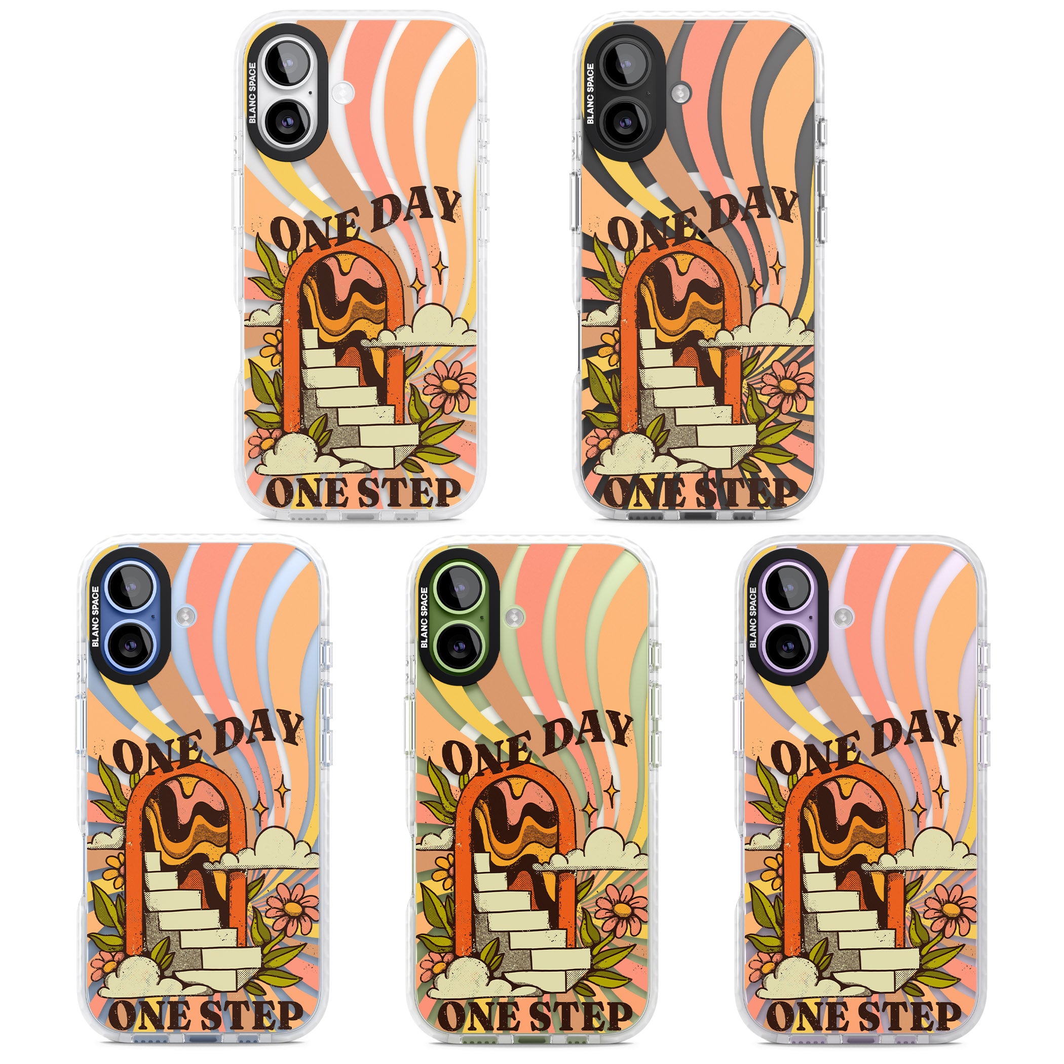 One Day One Step iPhone 17 Impact Pro Clear Phone Case APT Impact Protection