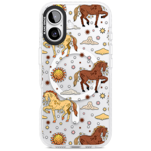 Boho Celestial Wild Horses