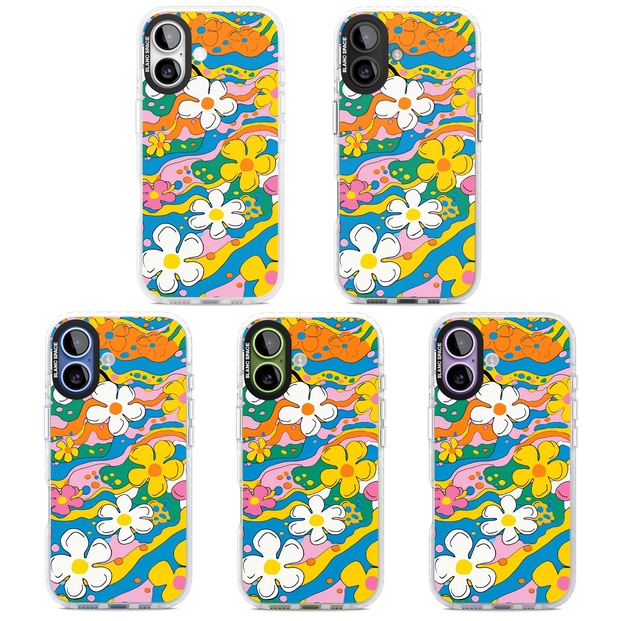 Vibrant Bloom iPhone 17 Impact Pro Clear Phone Case APT Impact Protection