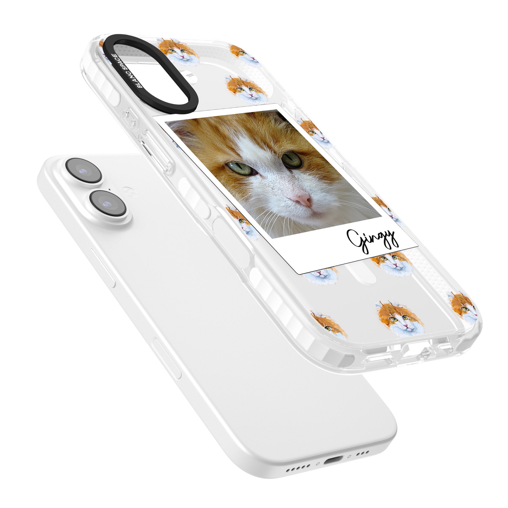 Personalised American Curl Photo iPhone 17 Impact Pro Clear Phone Case Colours