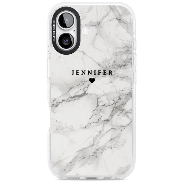 Personalised Classic Grey Marble