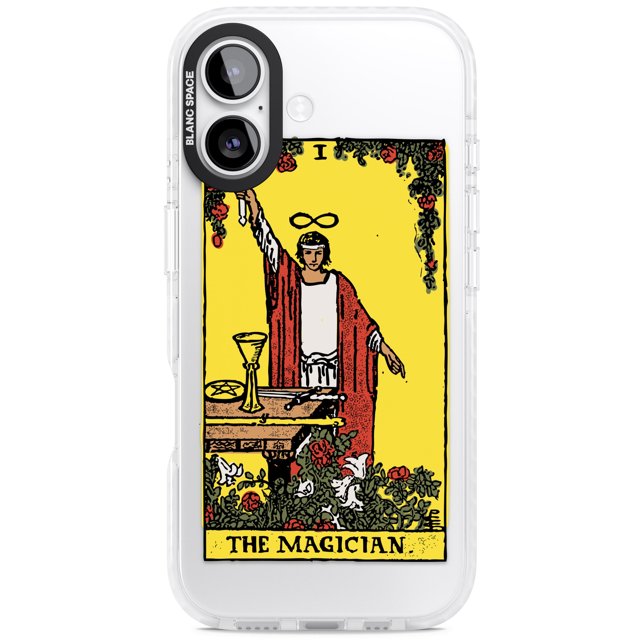 Personalised The Magician Tarot Card (Color) iPhone 17 Impact Pro Clear Phone Case