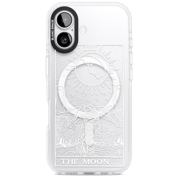 Personalised The Moon Tarot Card (White)