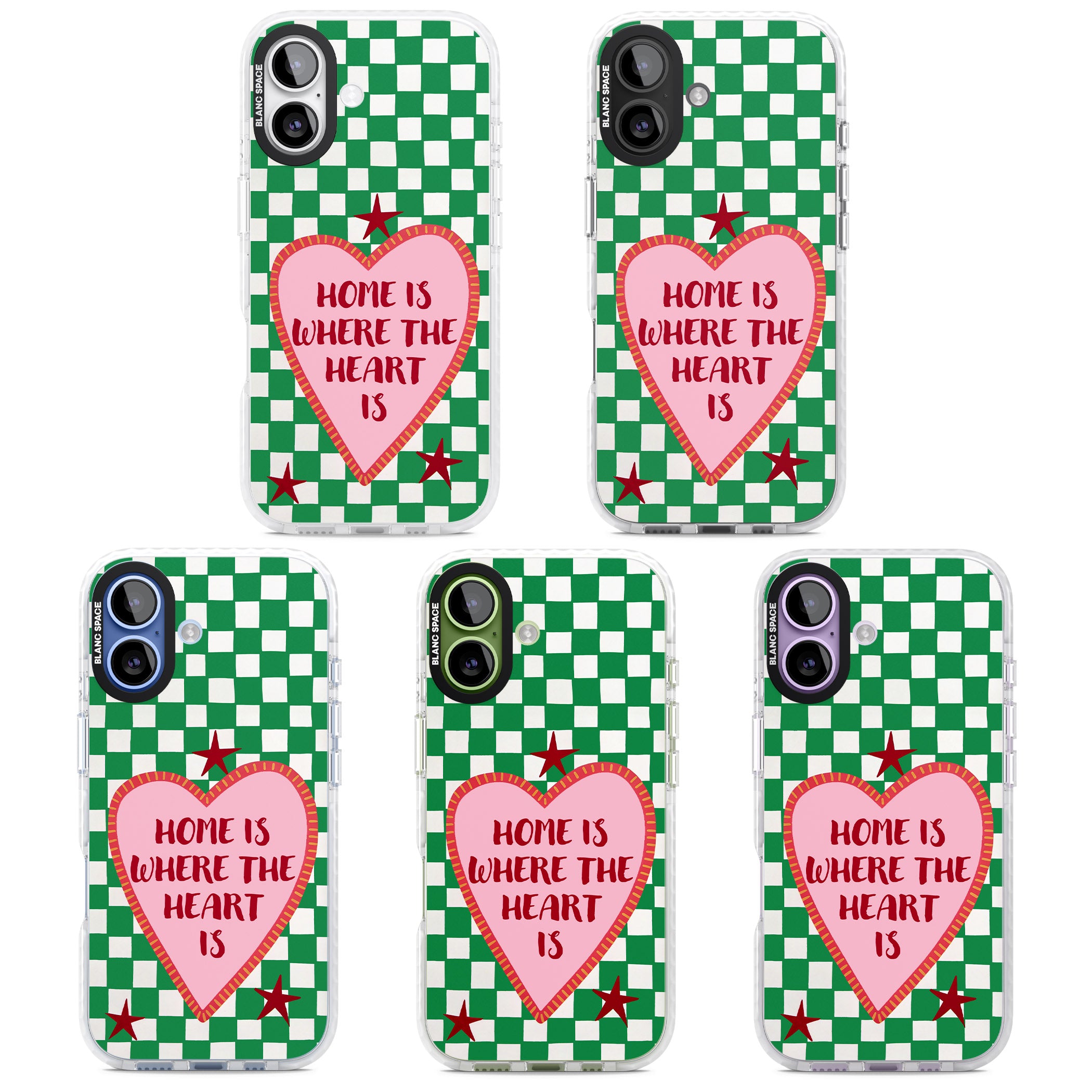 Home Is Where The Heart Is iPhone 17 Impact Pro Clear Phone Case APT Impact Protection