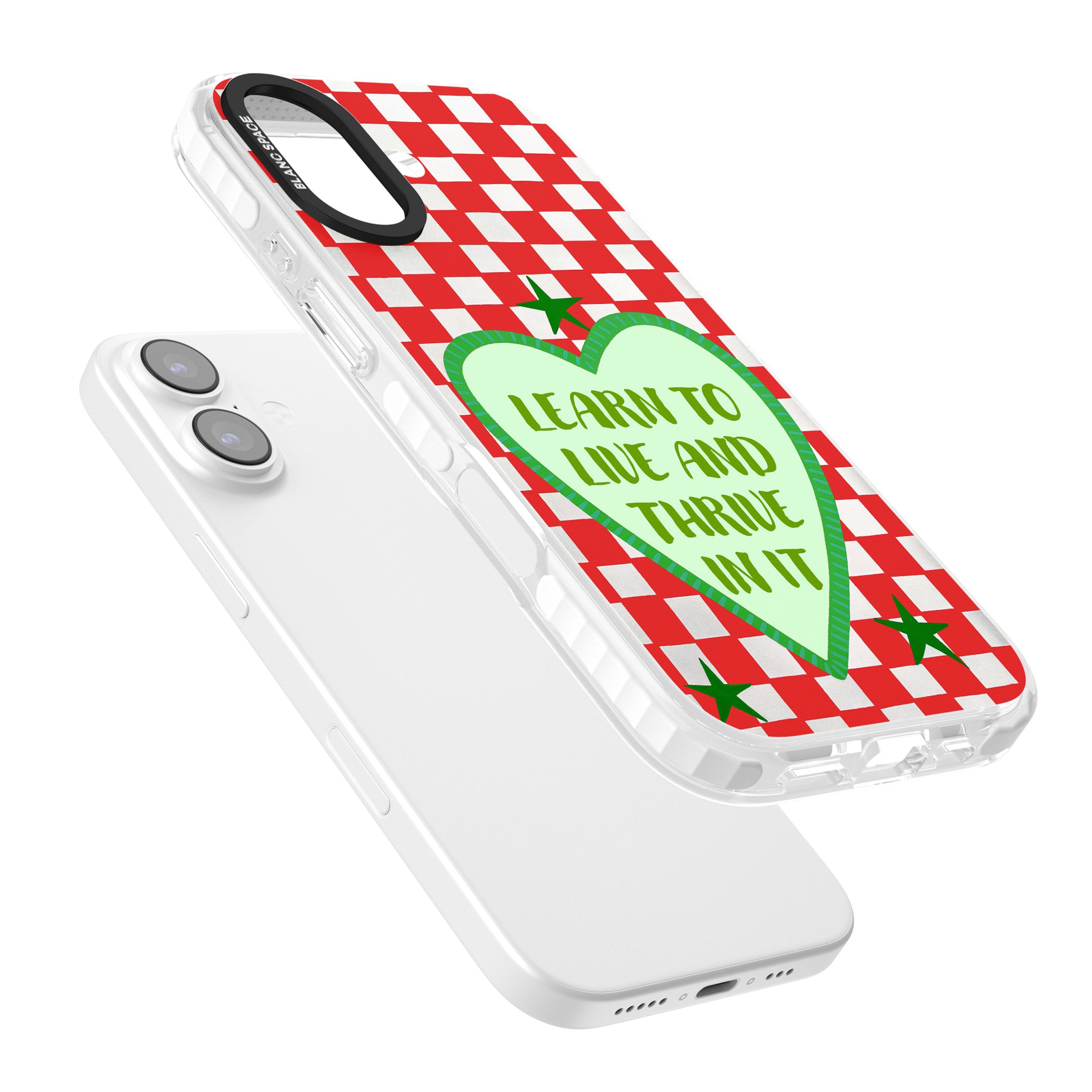 Learn To Live iPhone 17 Impact Pro Clear Phone Case Colours