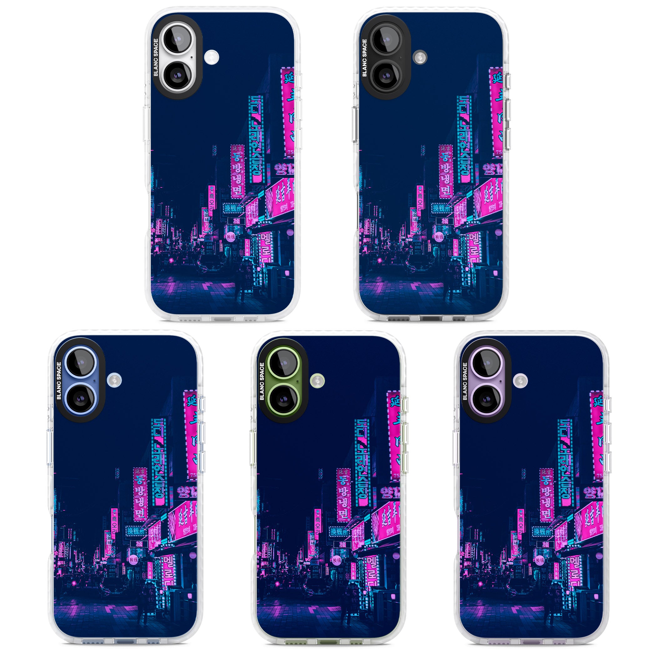 Neon Nights iPhone 17 Impact Pro Clear Phone Case APT Impact Protection