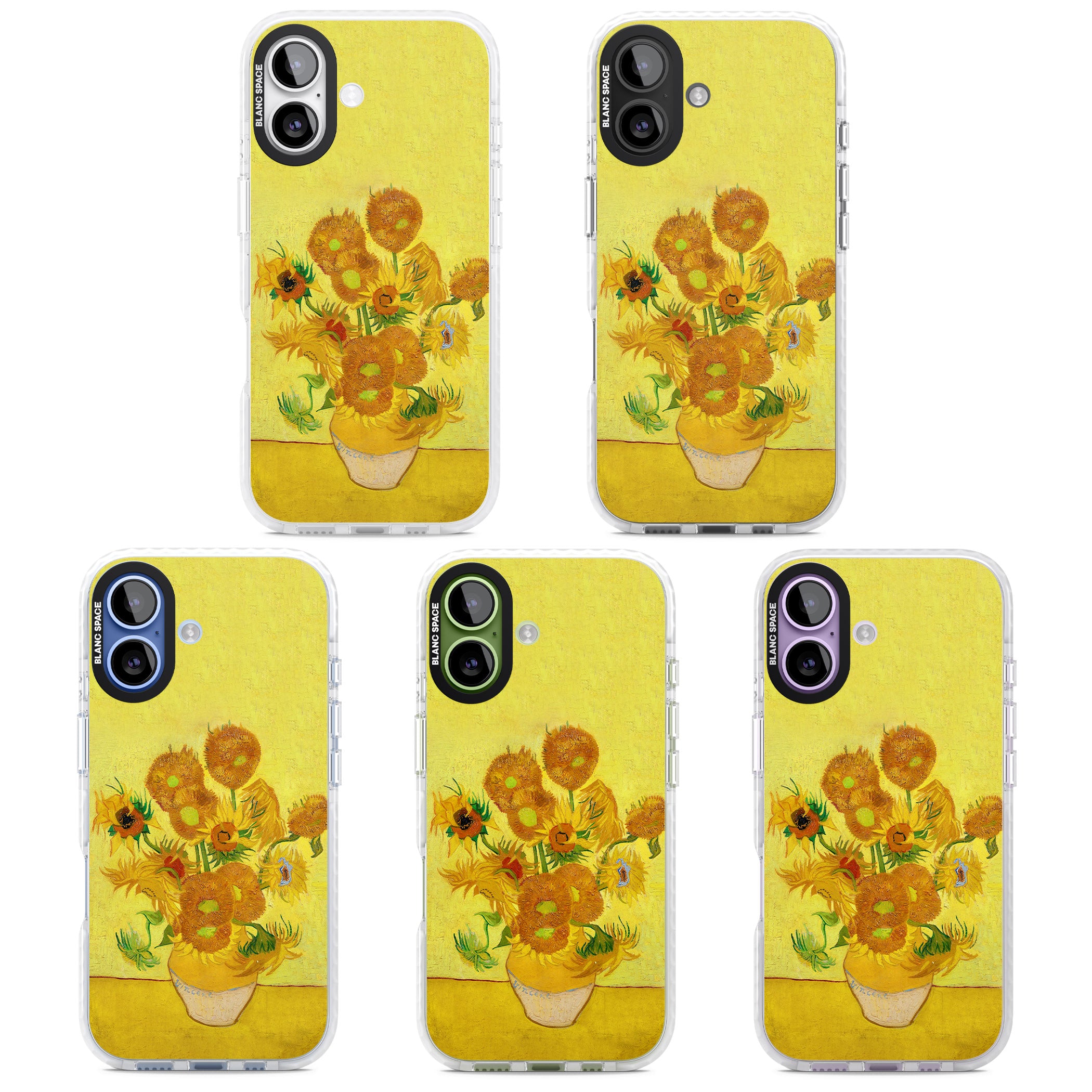 Sunflowers iPhone 17 Impact Pro Clear Phone Case APT Impact Protection