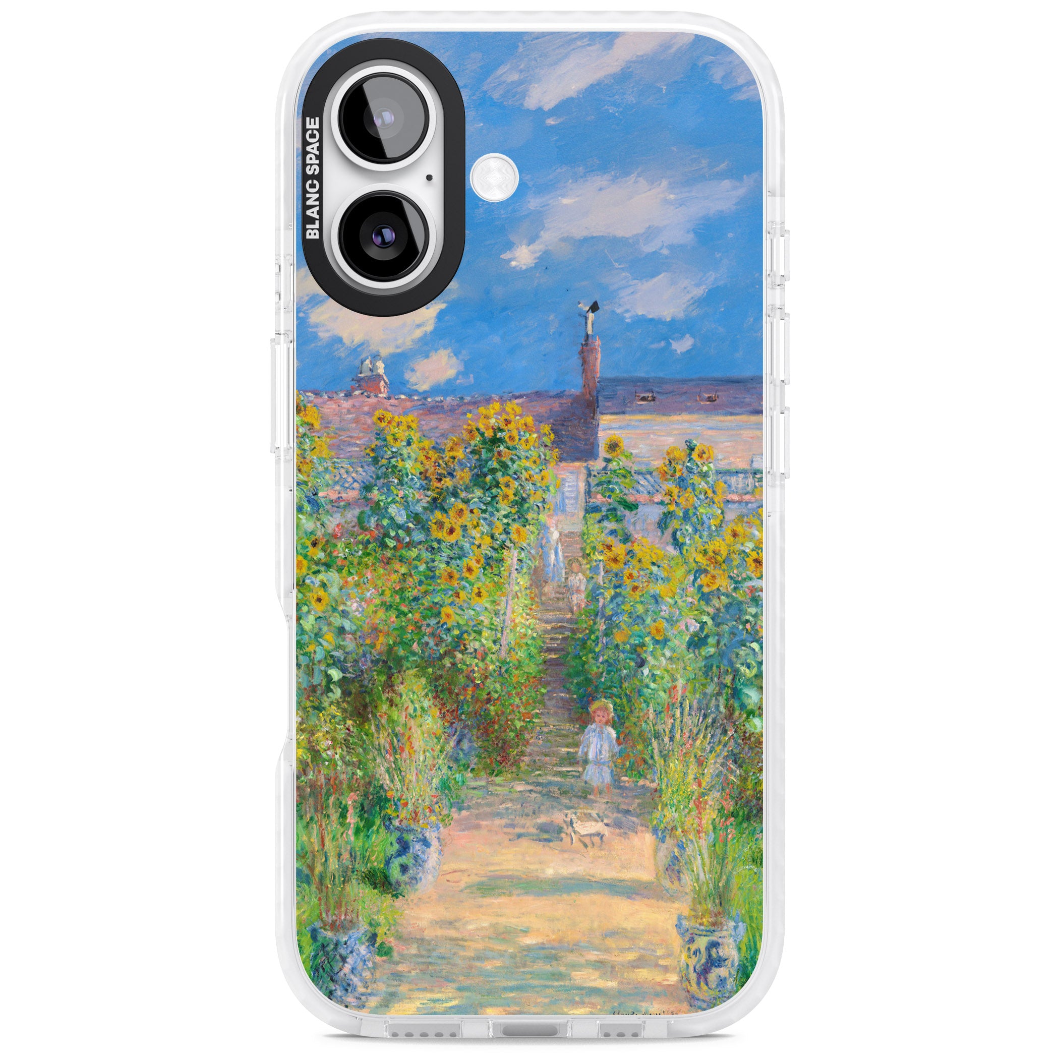 Garden at Vetheuil iPhone 17 Impact Pro Clear Phone Case