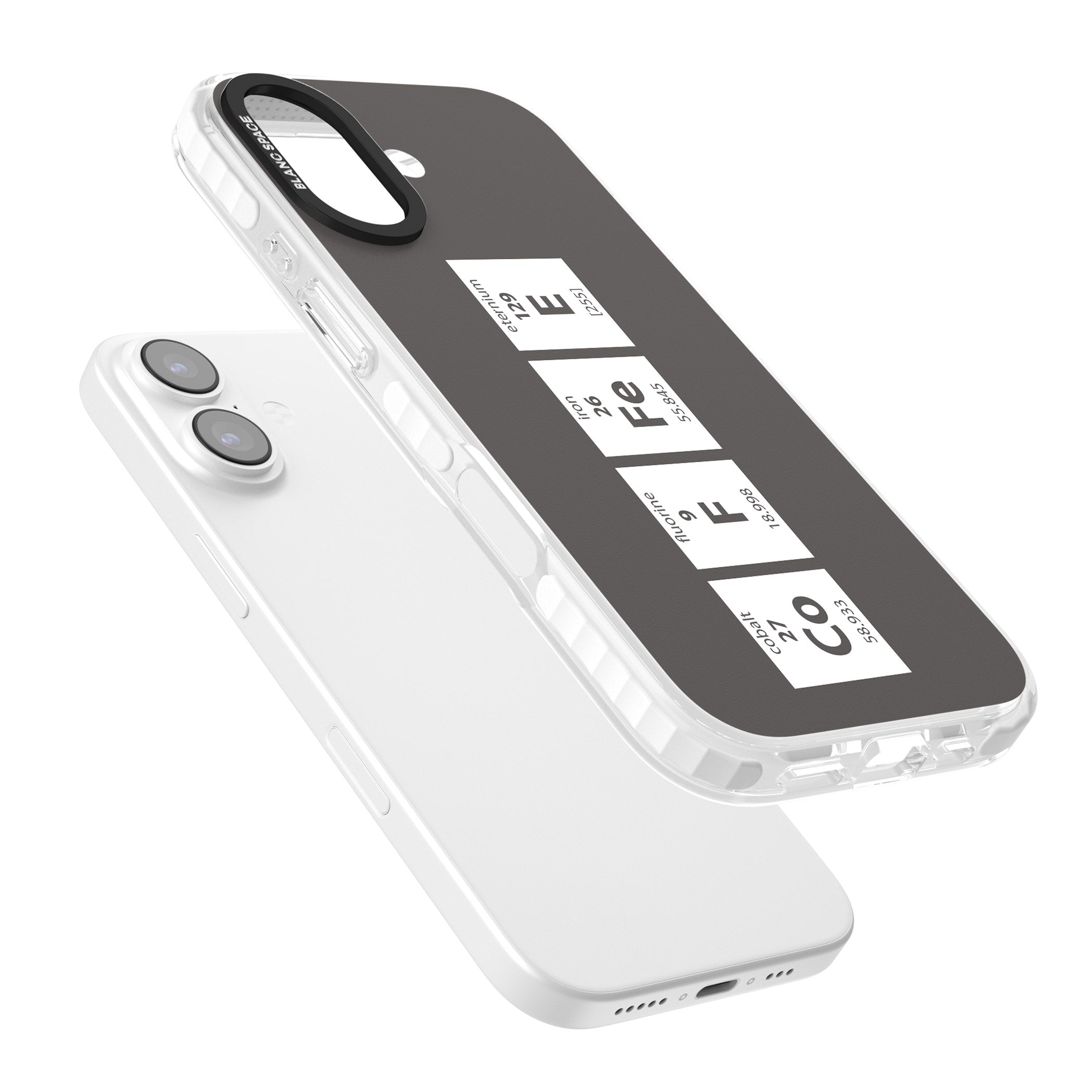 Coffee Element (Grey) iPhone 17 Impact Pro Clear Phone Case Colours