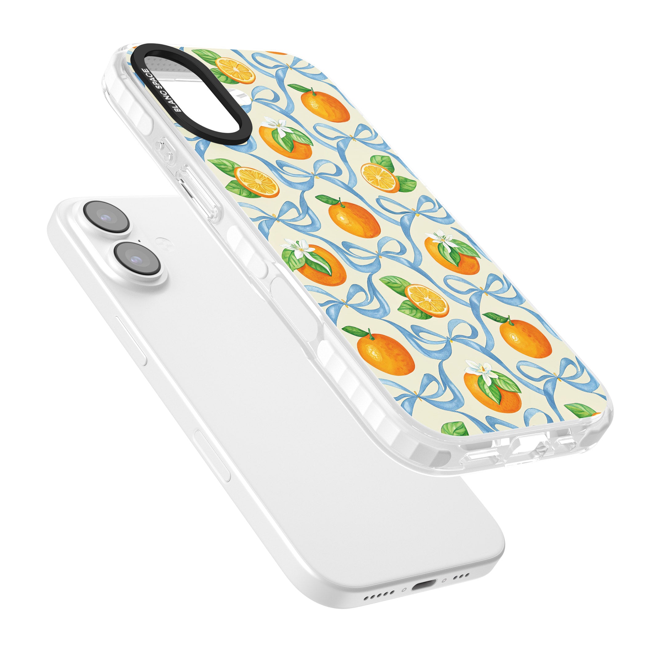 Bows & Clementines iPhone 17 Impact Pro Clear Phone Case Colours