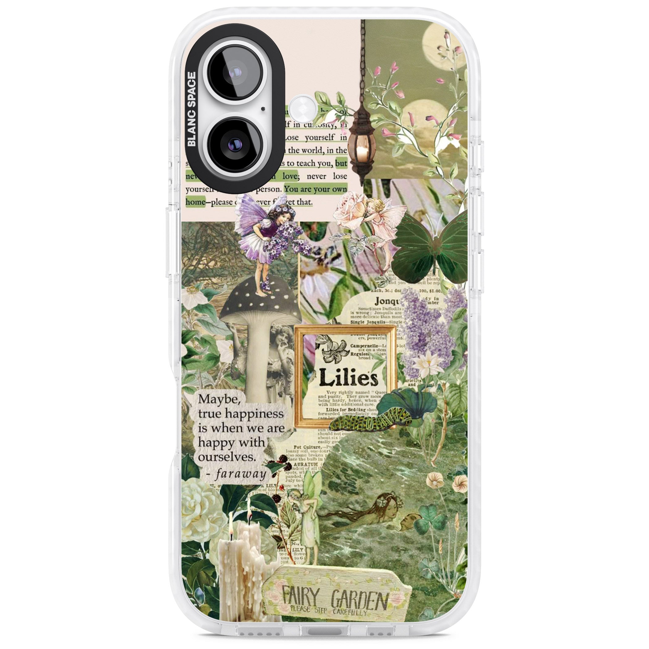 Fairy Garden iPhone 17 Impact Pro Clear Phone Case