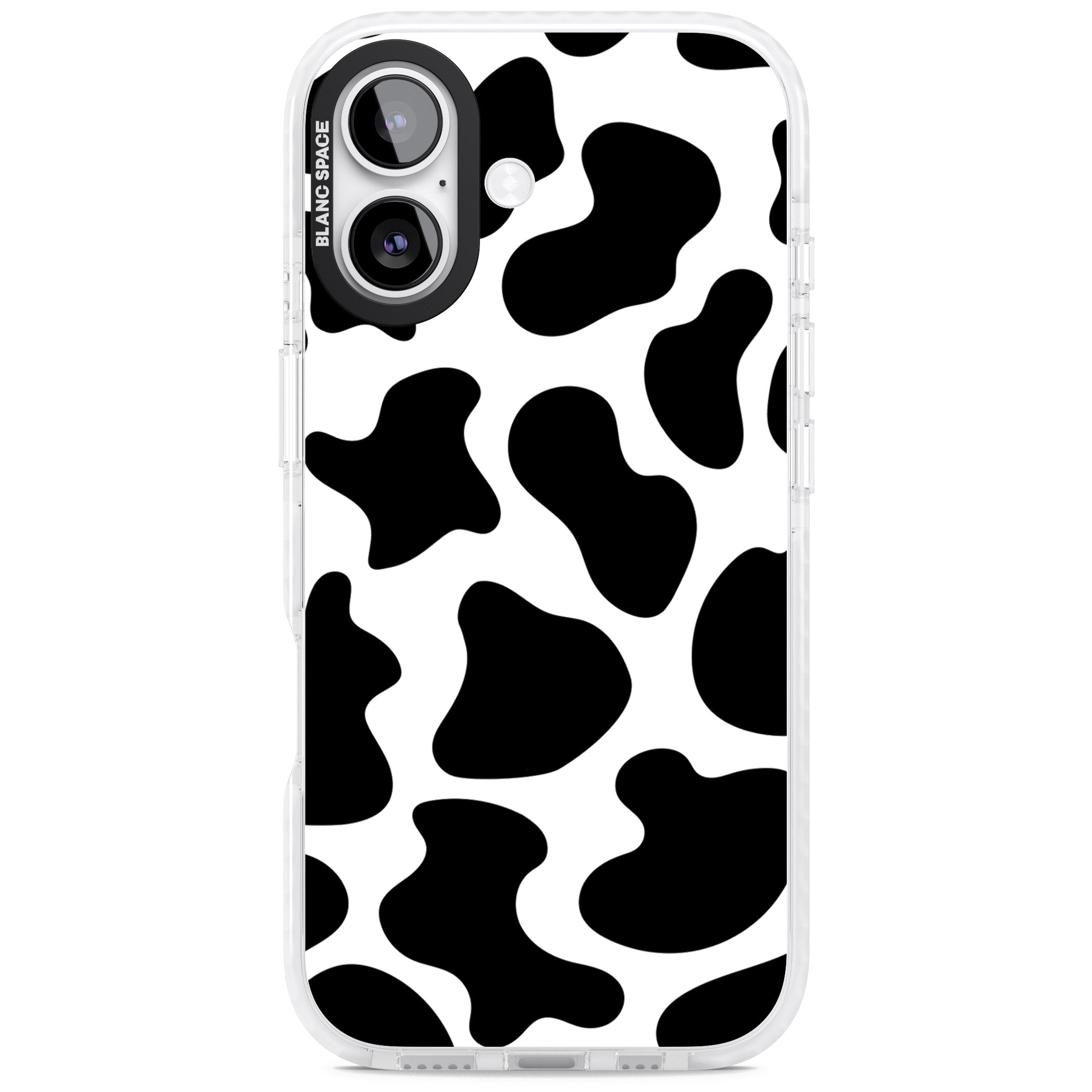 Cow Print iPhone 17 Impact Pro Clear Phone Case