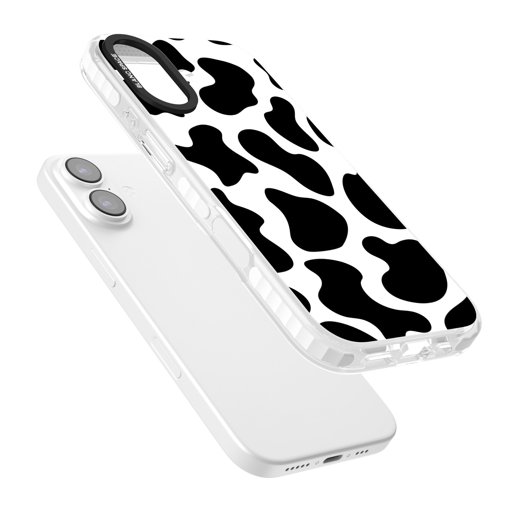 Cow Print iPhone 17 Impact Pro Clear Phone Case Colours