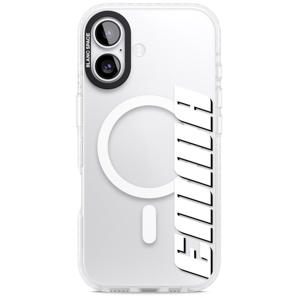Personalised Vertical Bold Name