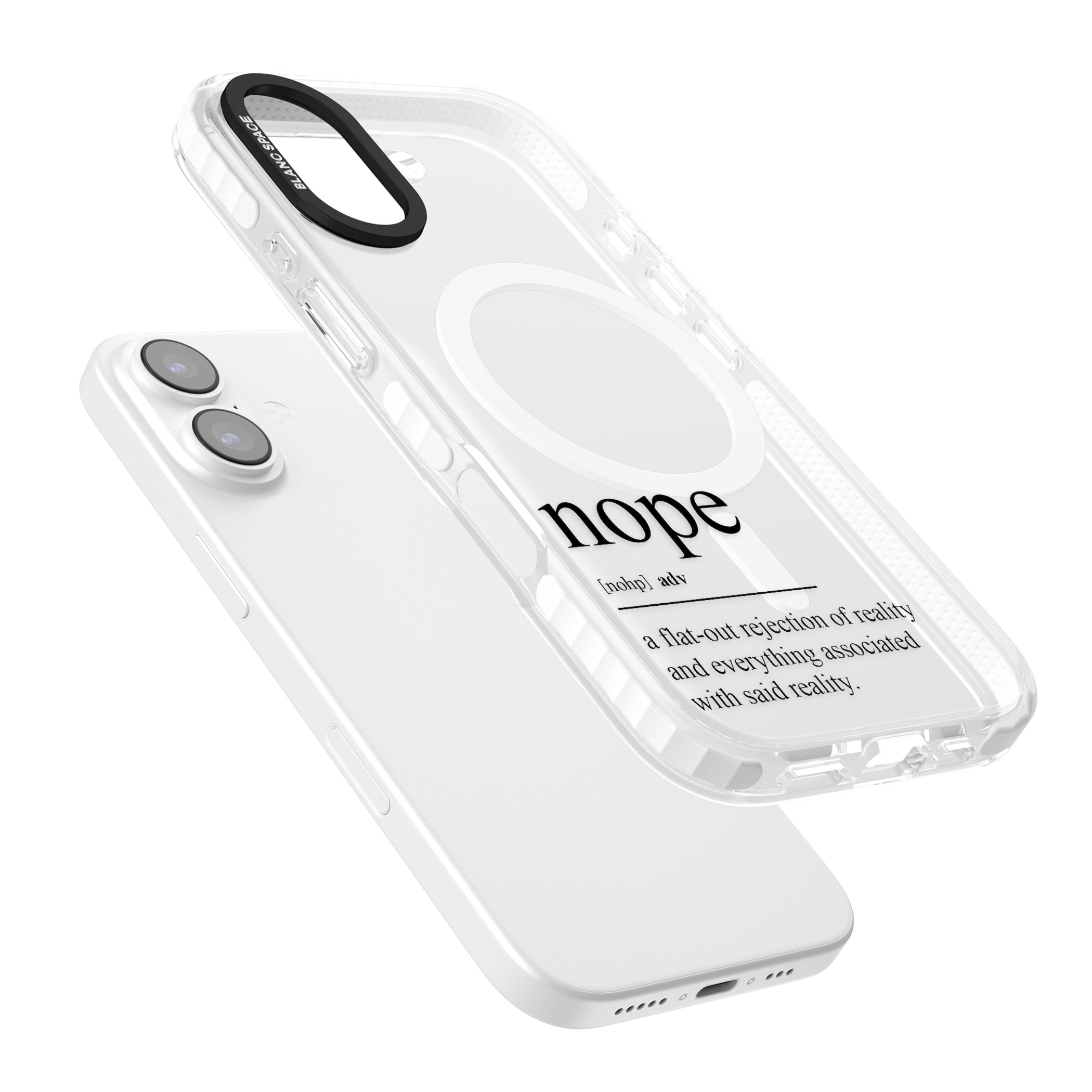 Nope iPhone 17 Impact Pro Clear Phone Case Colours