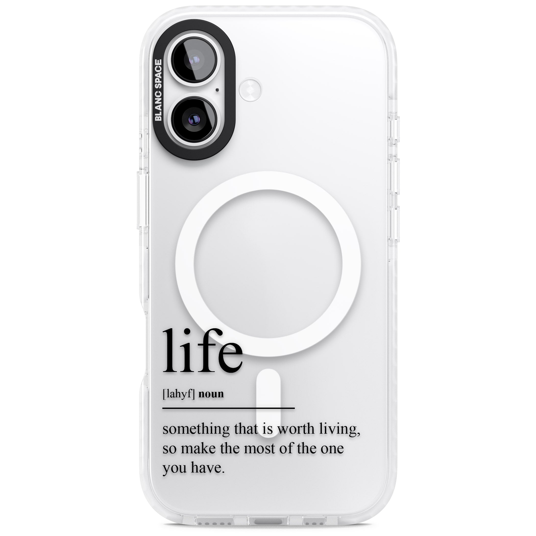 Life iPhone 17 Impact Pro Clear Phone Case
