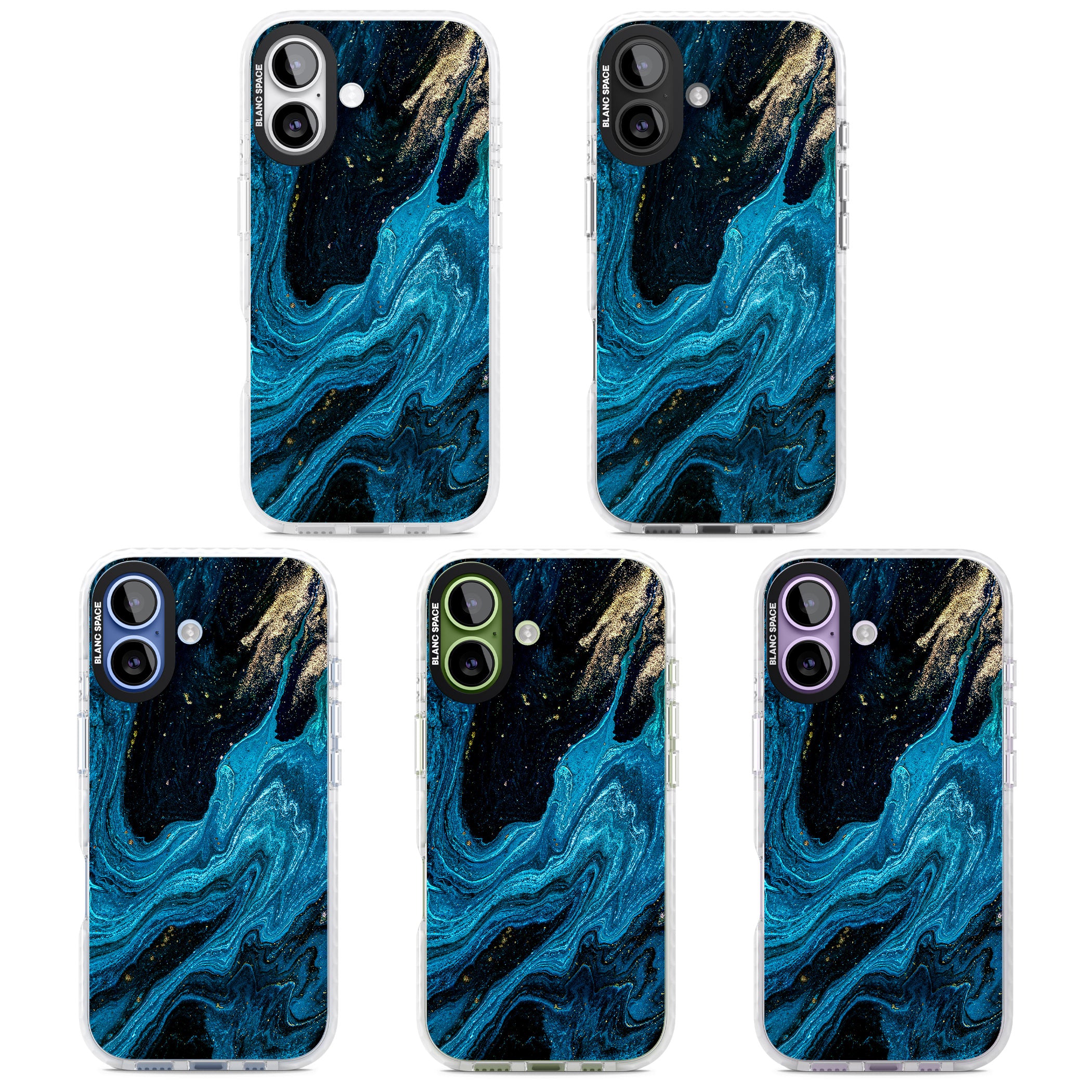 Saphire Lagoon iPhone 17 Impact Pro Clear Phone Case APT Impact Protection