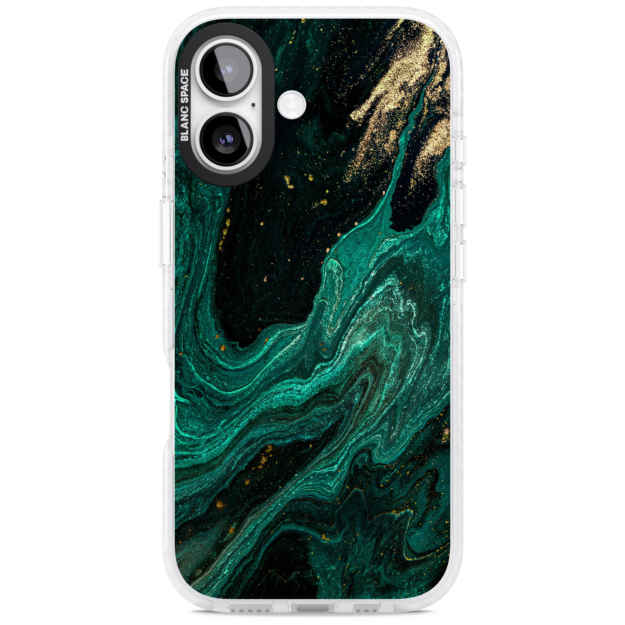 Emerald Lagoon iPhone 17 Impact Pro Clear Phone Case