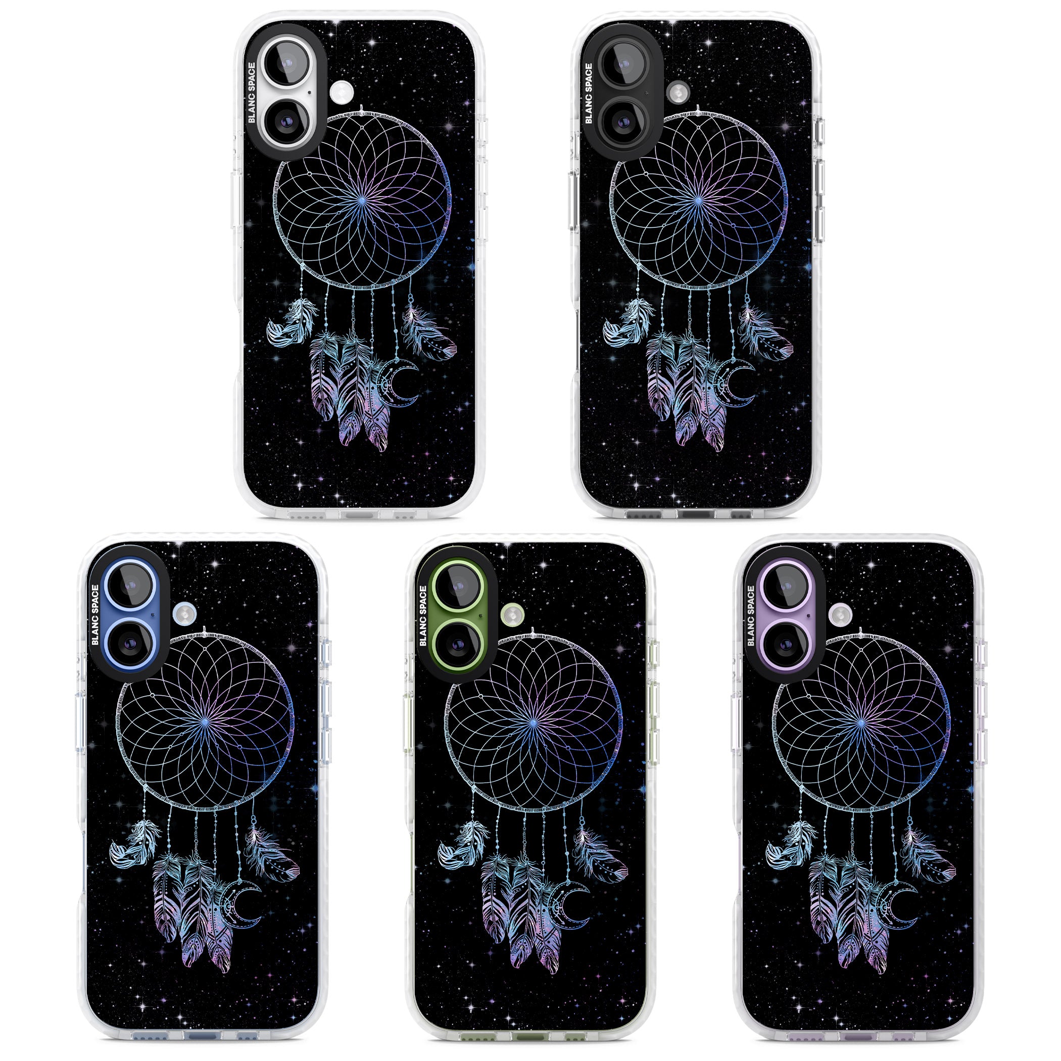Dreamcatcher Galaxy iPhone 17 Impact Pro Clear Phone Case APT Impact Protection