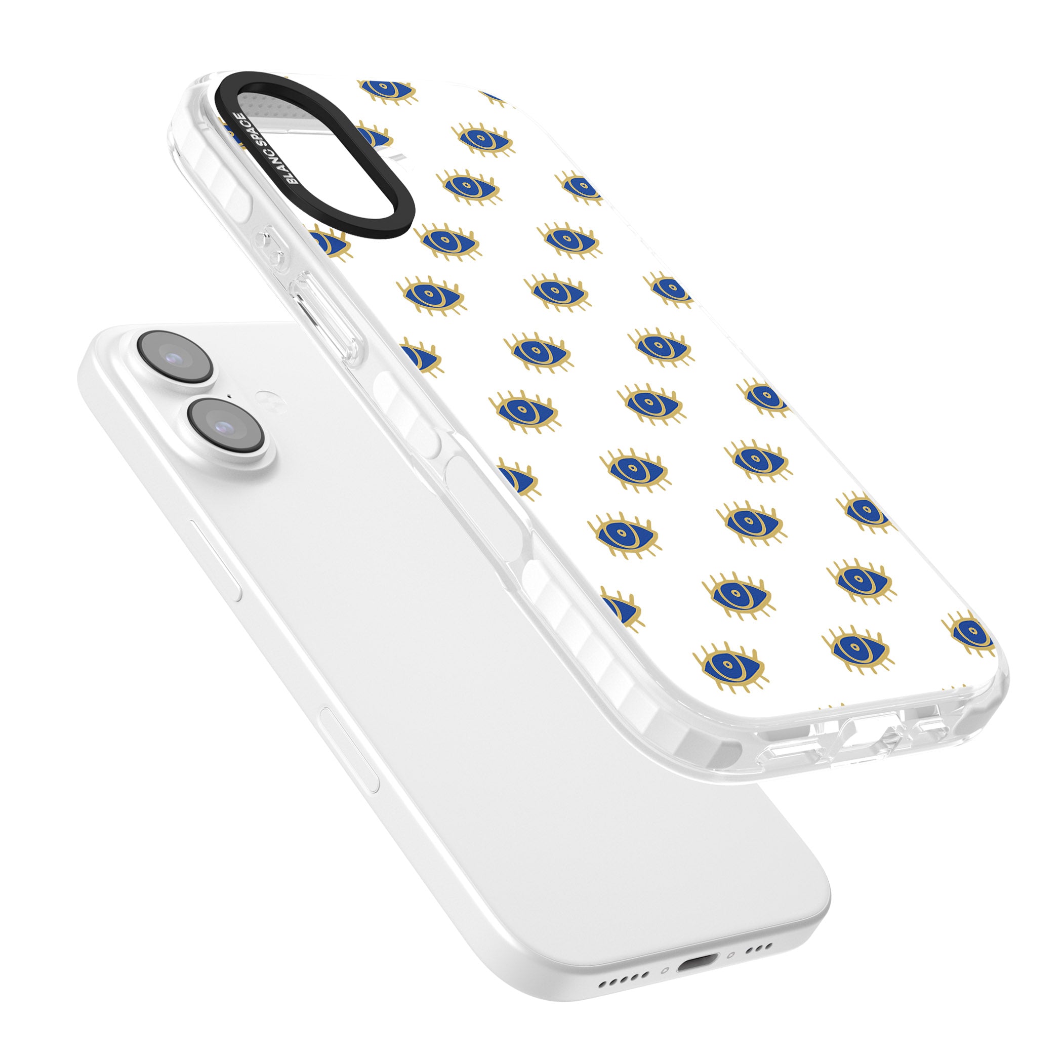 Gold Eye Pattern iPhone 17 Impact Pro Clear Phone Case Colours