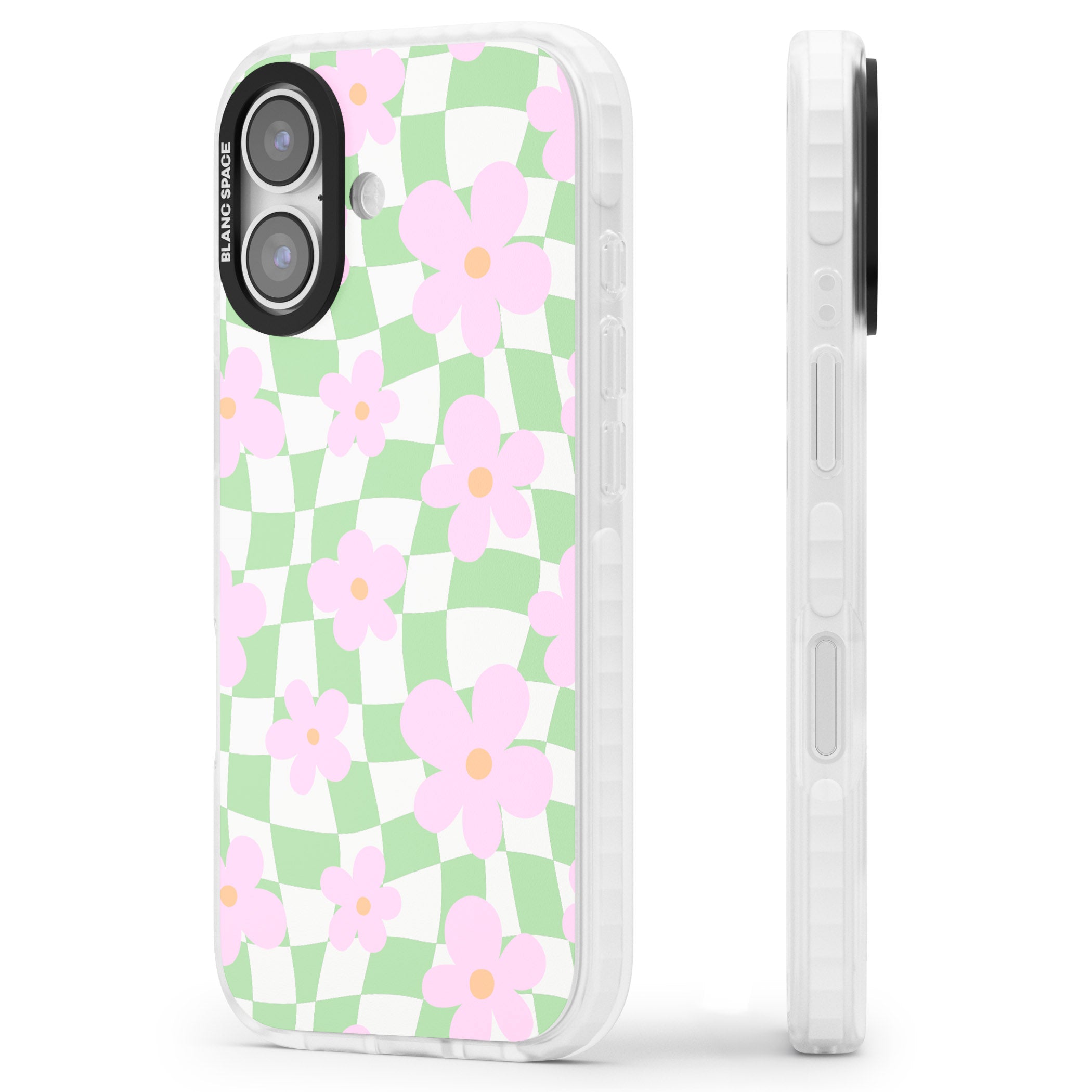 Spring Picnic iPhone 17 Impact Pro Clear Phone Case Side Profile