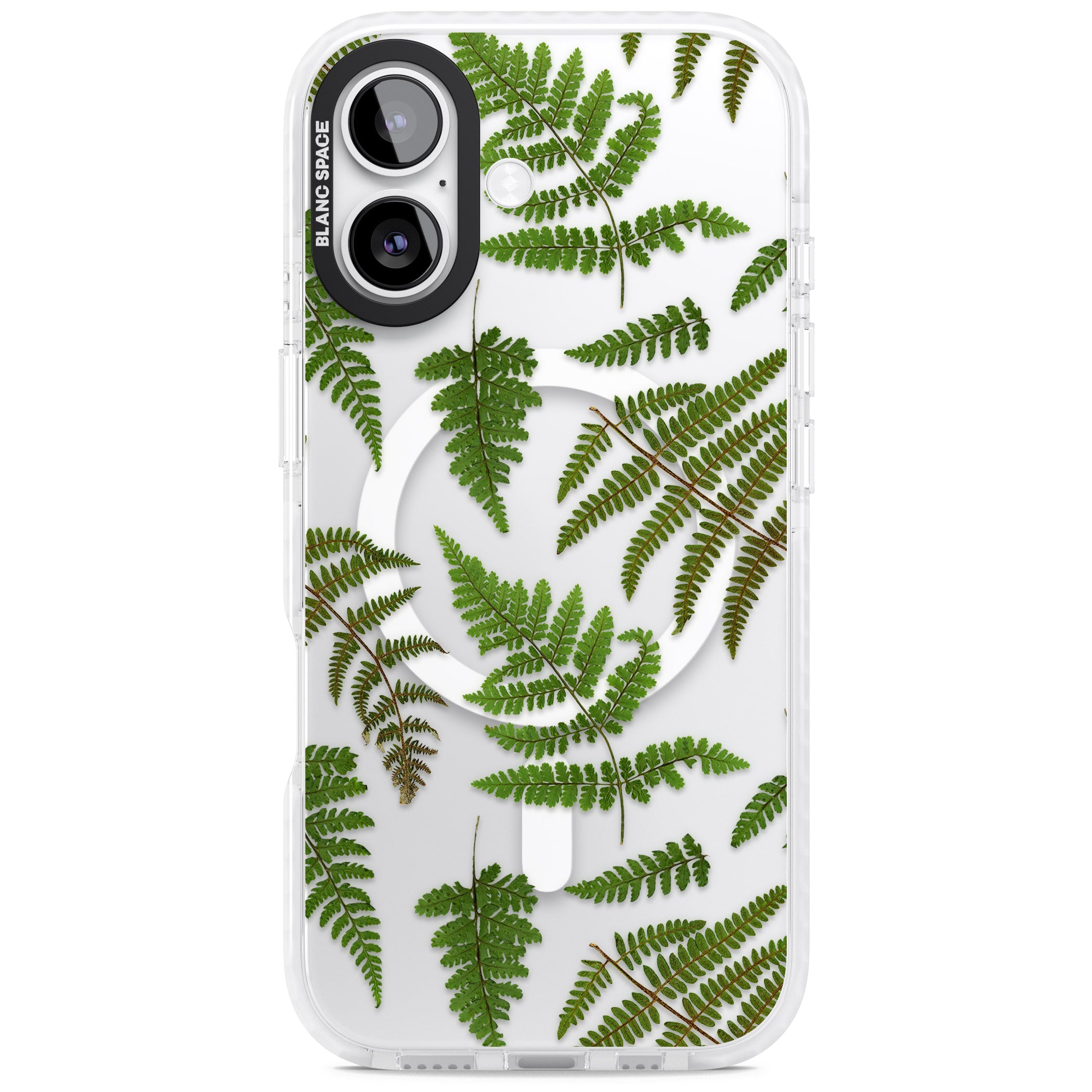 Leafy Ferns iPhone 17 Impact Pro Clear Phone Case