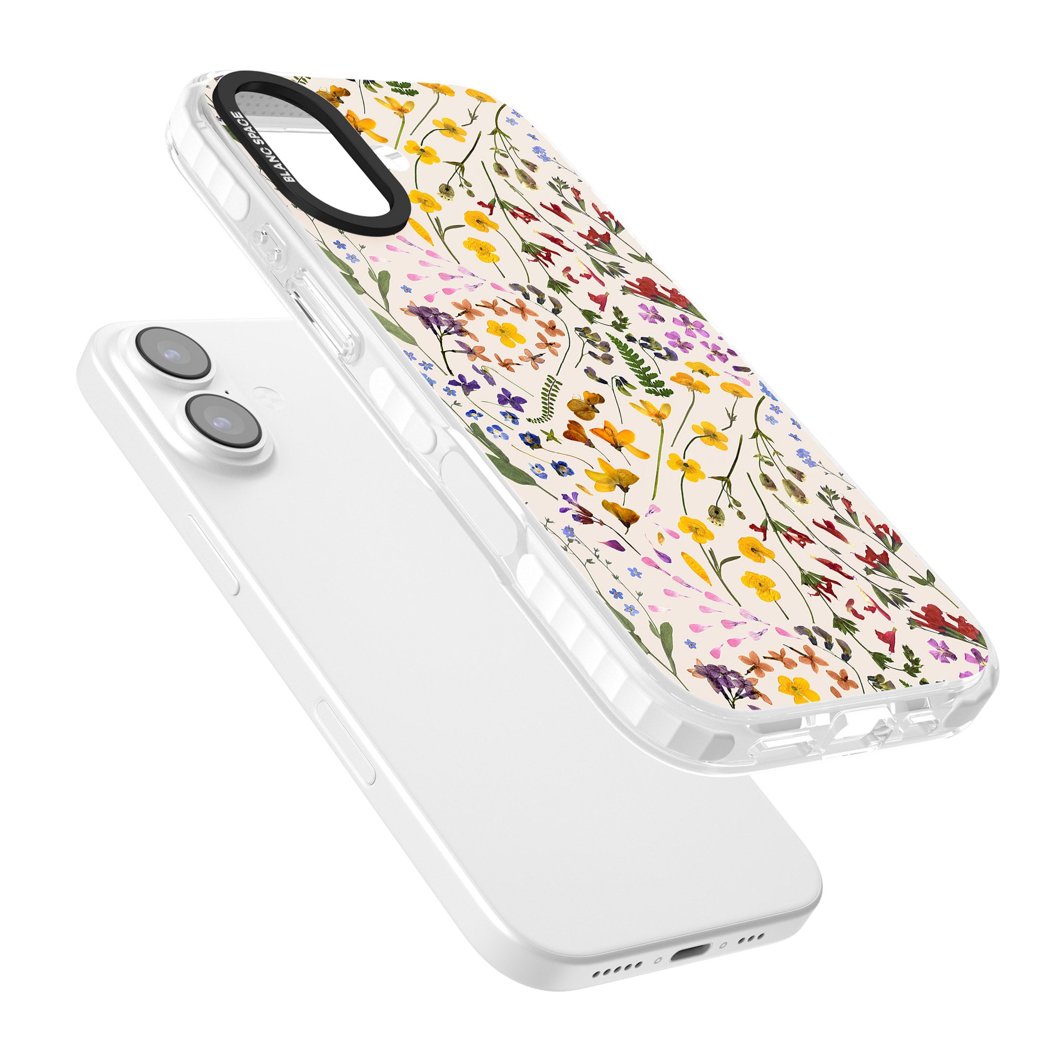Wildflower Bouquet Cream iPhone 17 Impact Pro Clear Phone Case Colours