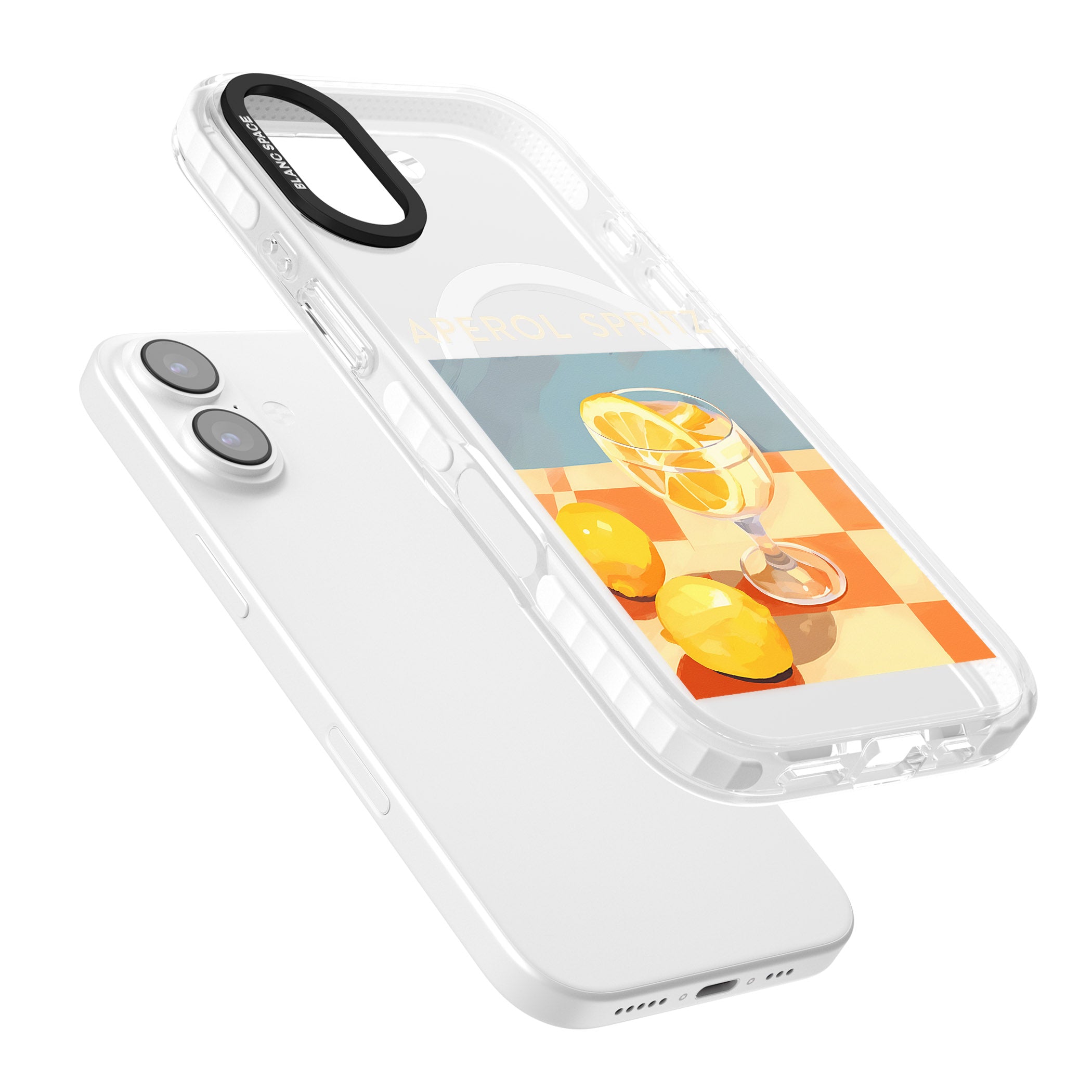 Lemon Spritz iPhone 17 Impact Pro Clear Phone Case Colours