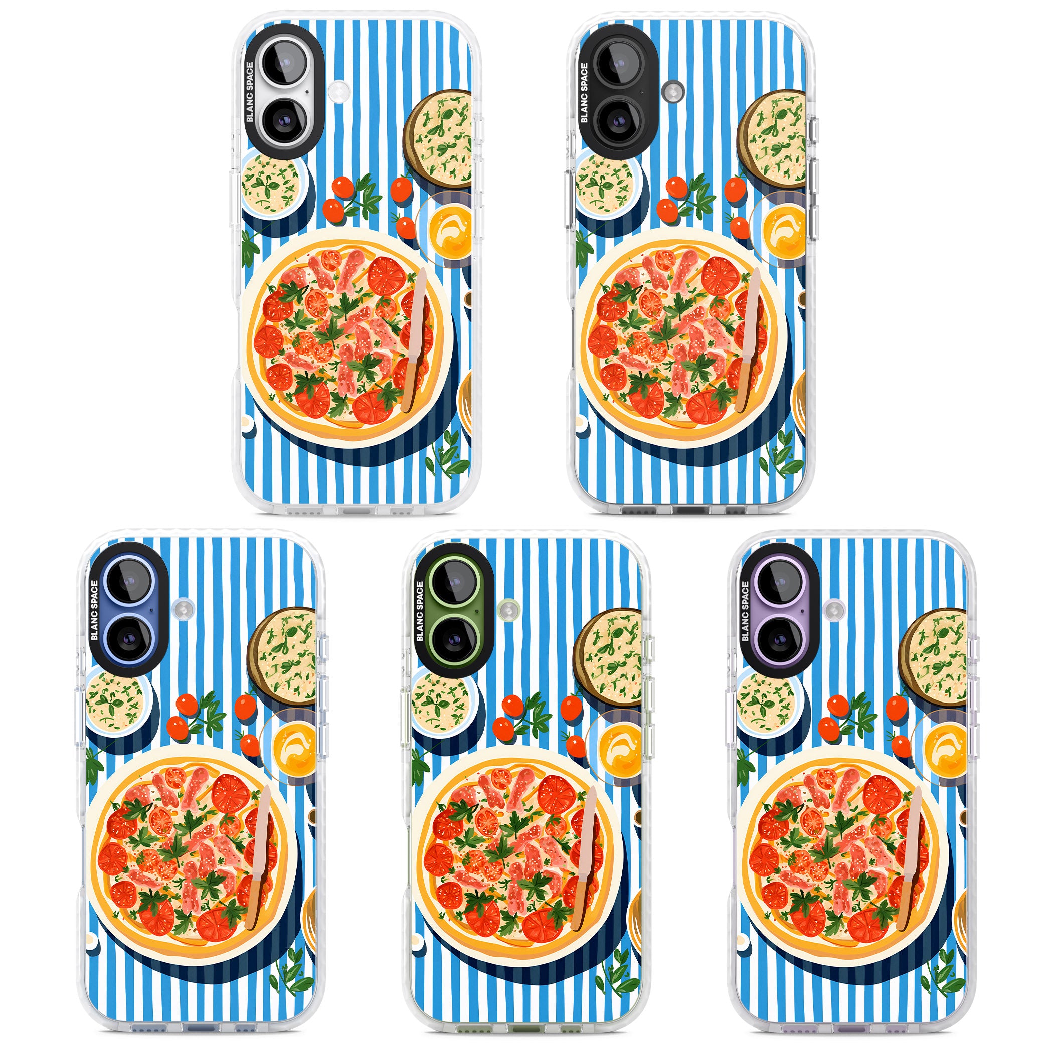 Italian Platter iPhone 17 Impact Pro Clear Phone Case APT Impact Protection