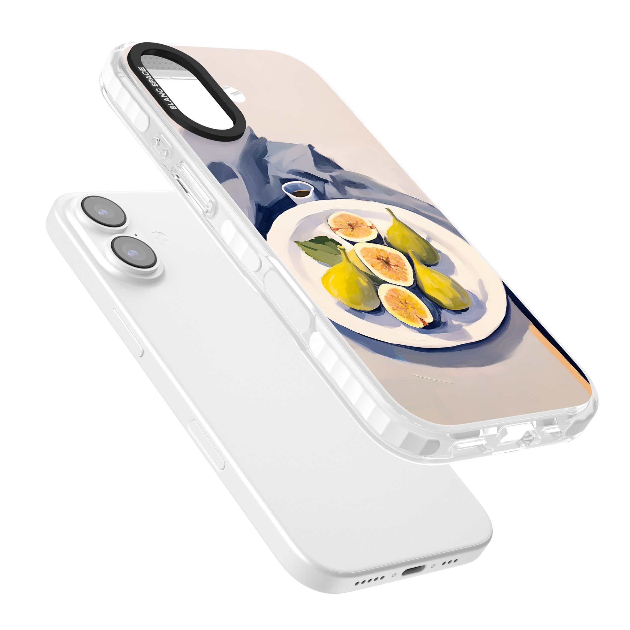 Plate of Pears iPhone 17 Impact Pro Clear Phone Case Colours