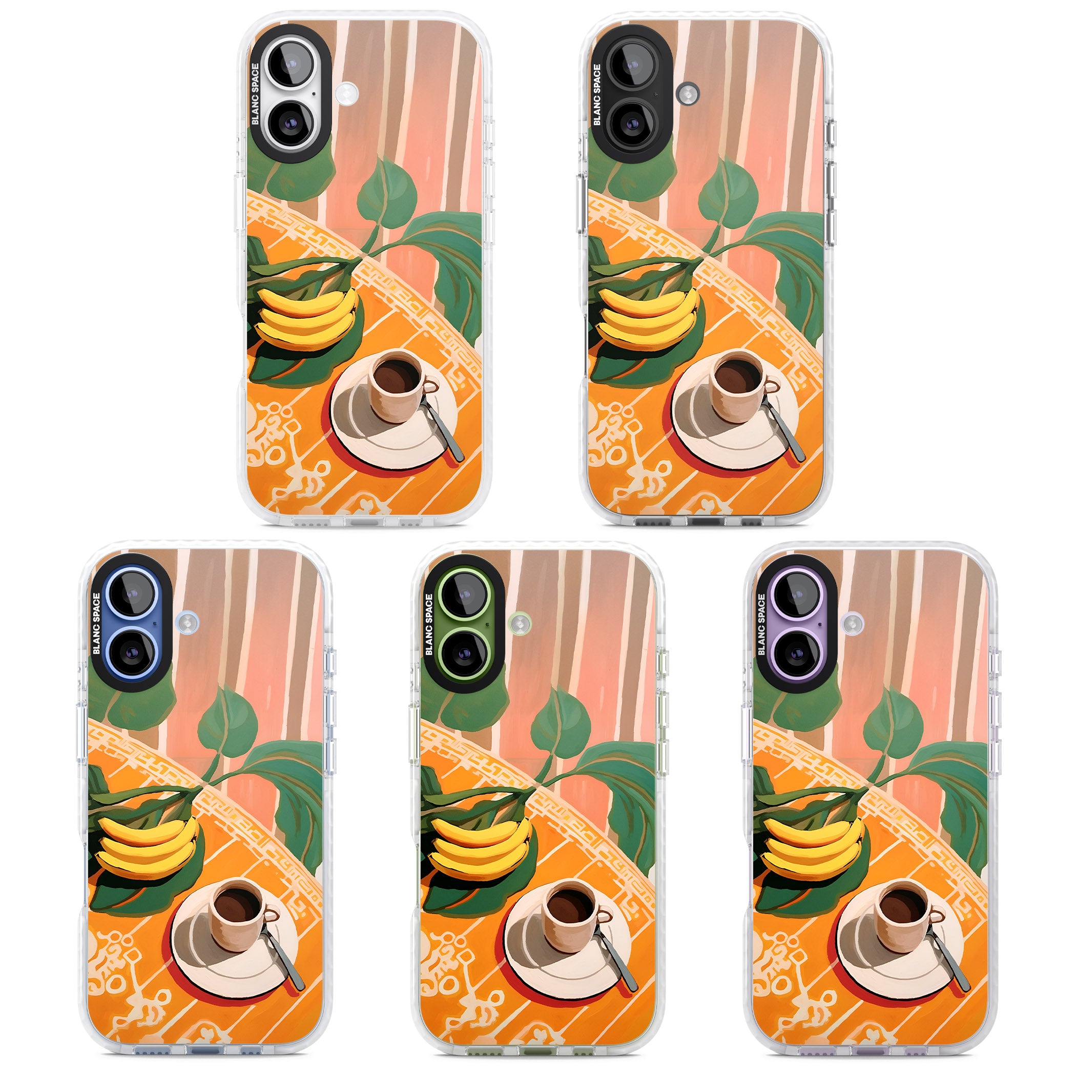 Mediterranean Breakfast iPhone 17 Impact Pro Clear Phone Case APT Impact Protection