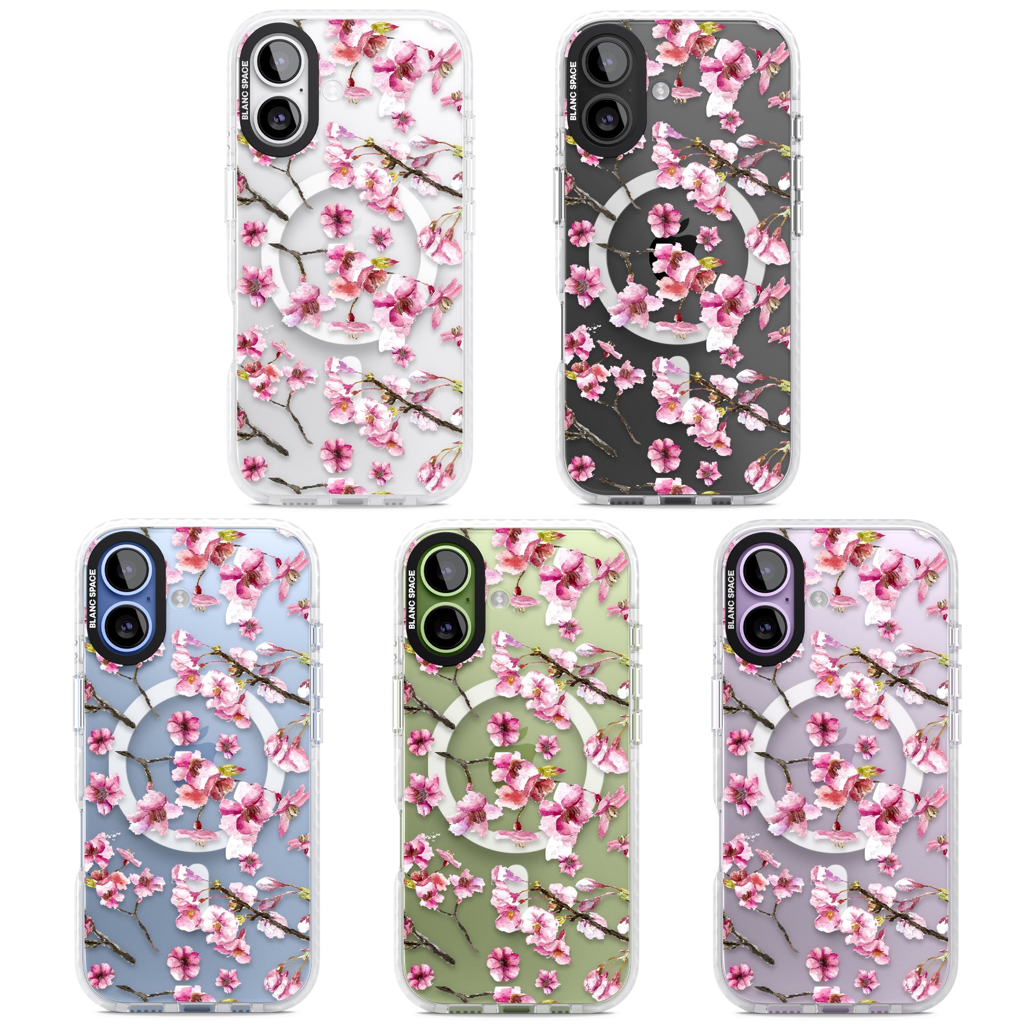 Sakura Bloom iPhone 17 Impact Pro Clear Phone Case APT Impact Protection