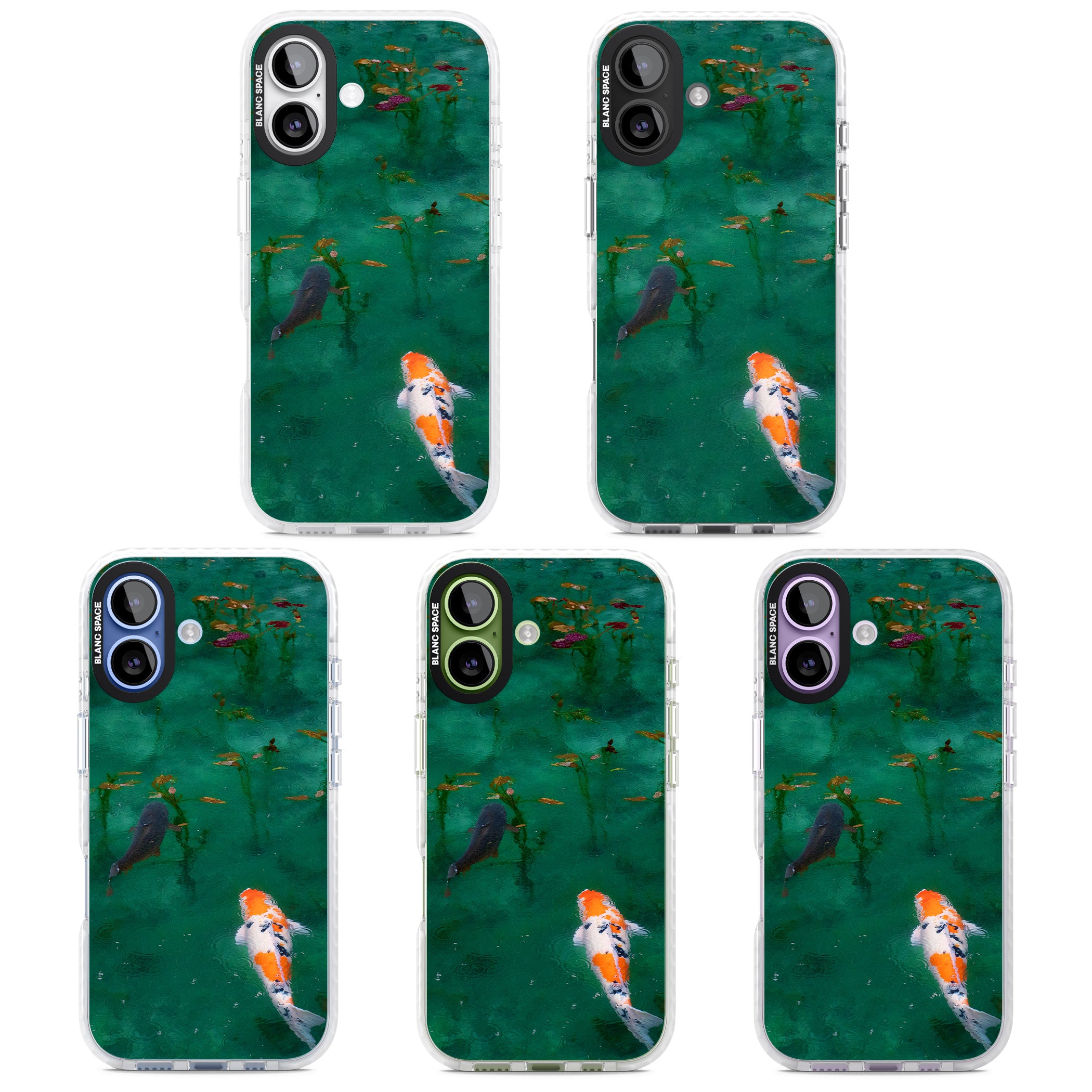 Koi Fish iPhone 17 Impact Pro Clear Phone Case APT Impact Protection