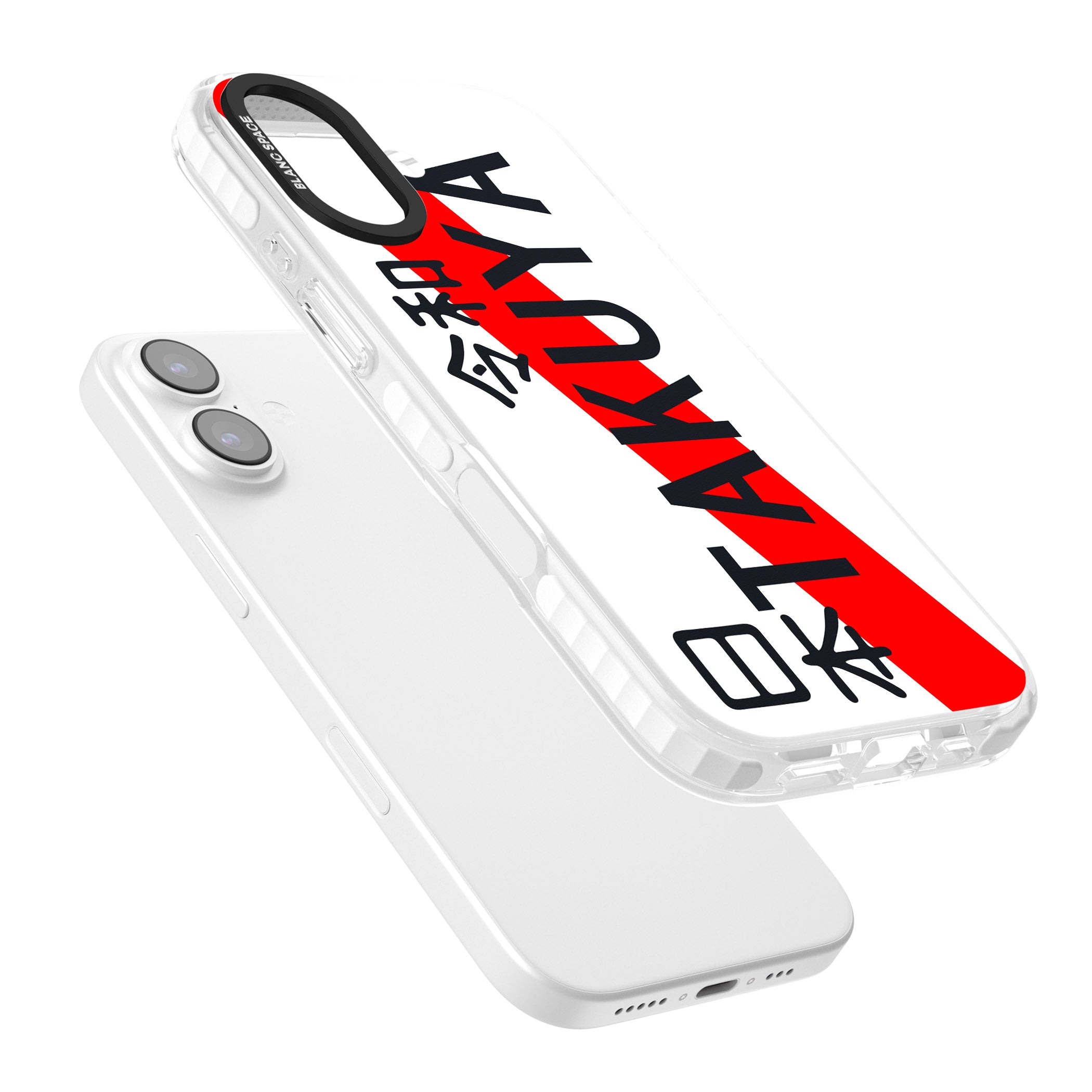Personalised Japanese License Plate iPhone 17 Impact Pro Clear Phone Case Colours