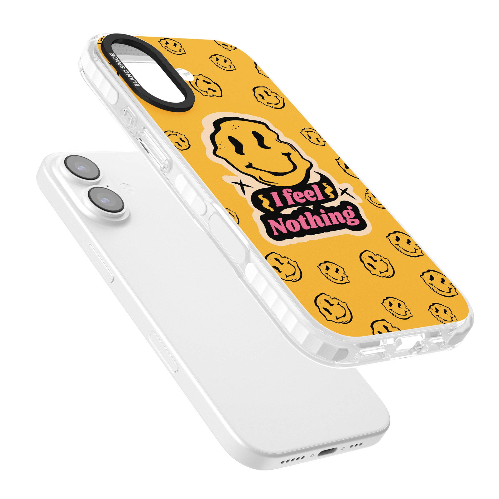 I Feel Nothing iPhone 17 Impact Pro Clear Phone Case Colours
