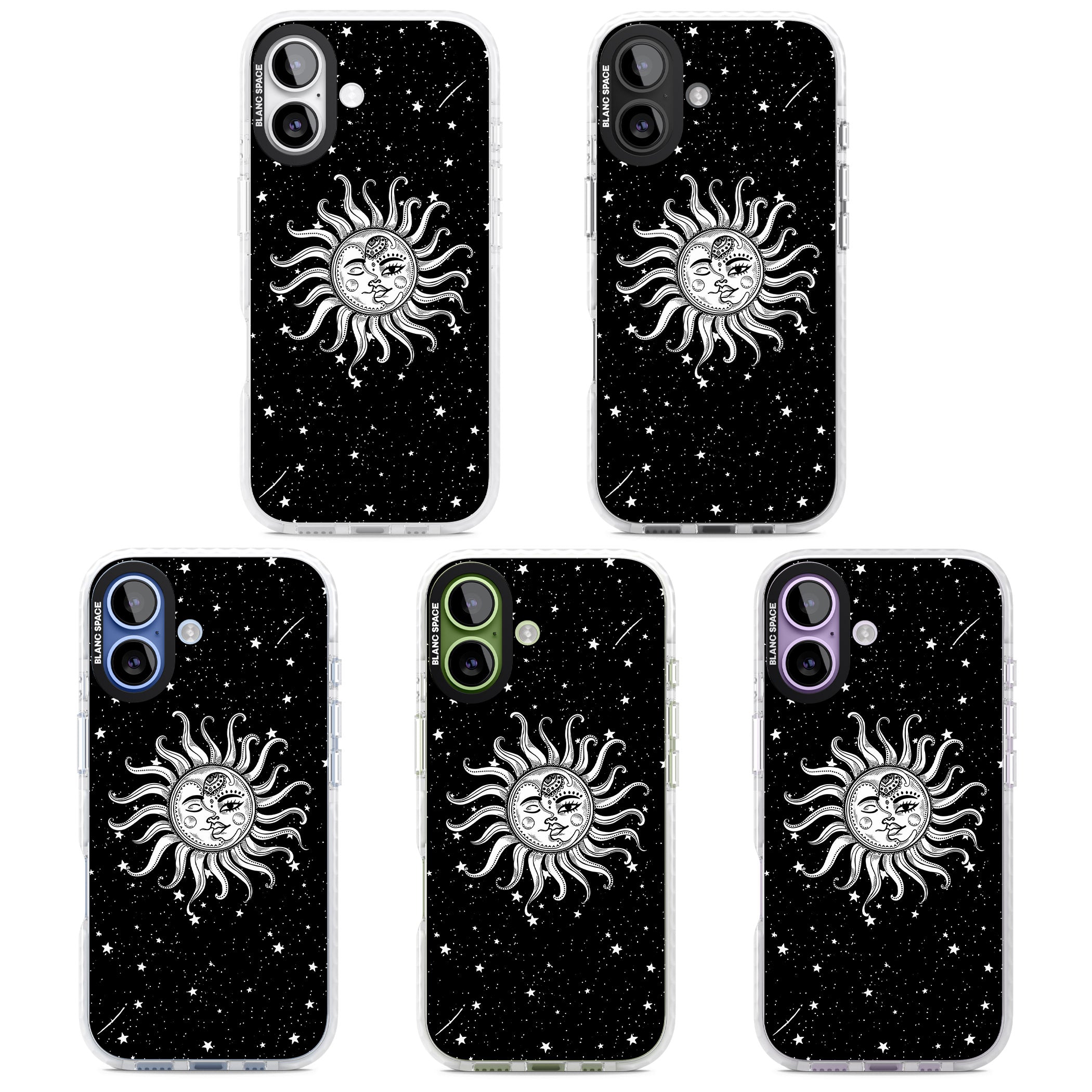 Mystic Sun Moon iPhone 17 Impact Pro Clear Phone Case APT Impact Protection