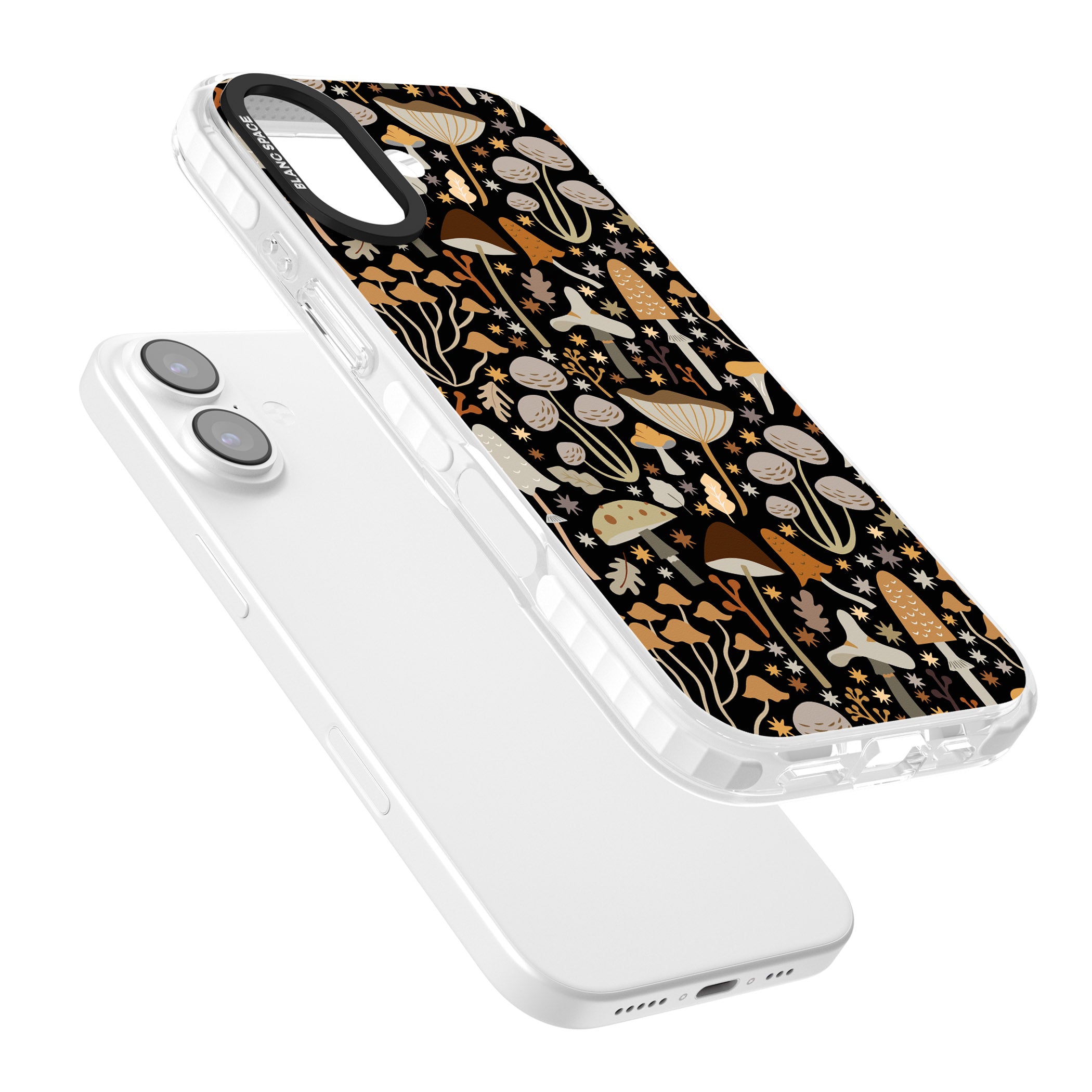 Mushroom Dream Pattern iPhone 17 Impact Pro Clear Phone Case Colours