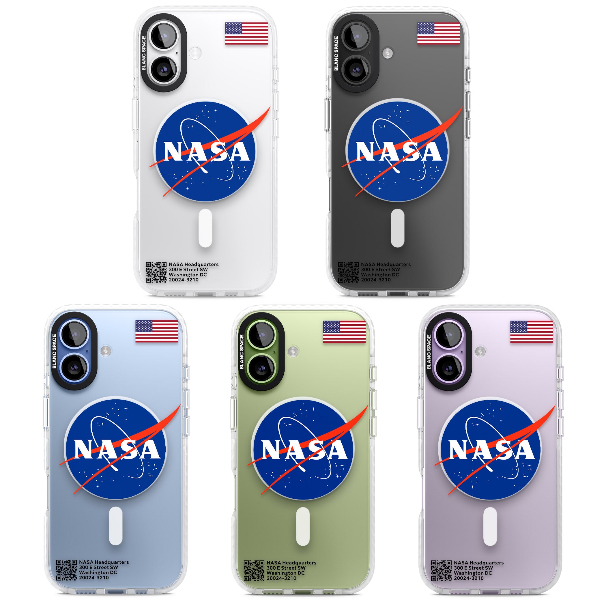 Nasa Meatball iPhone 17 Impact Pro Clear Phone Case APT Impact Protection