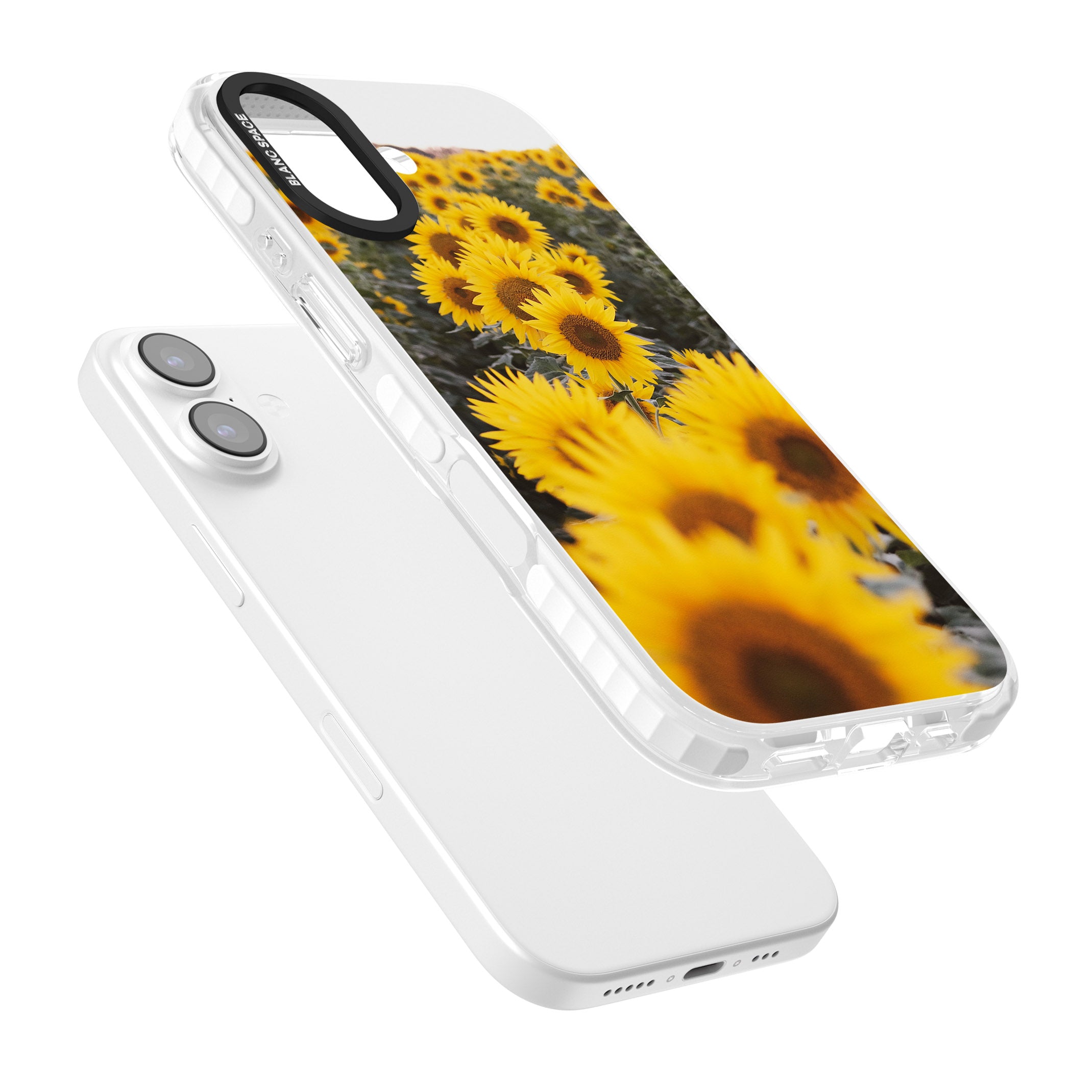 Sunflower Field iPhone 17 Impact Pro Clear Phone Case Colours