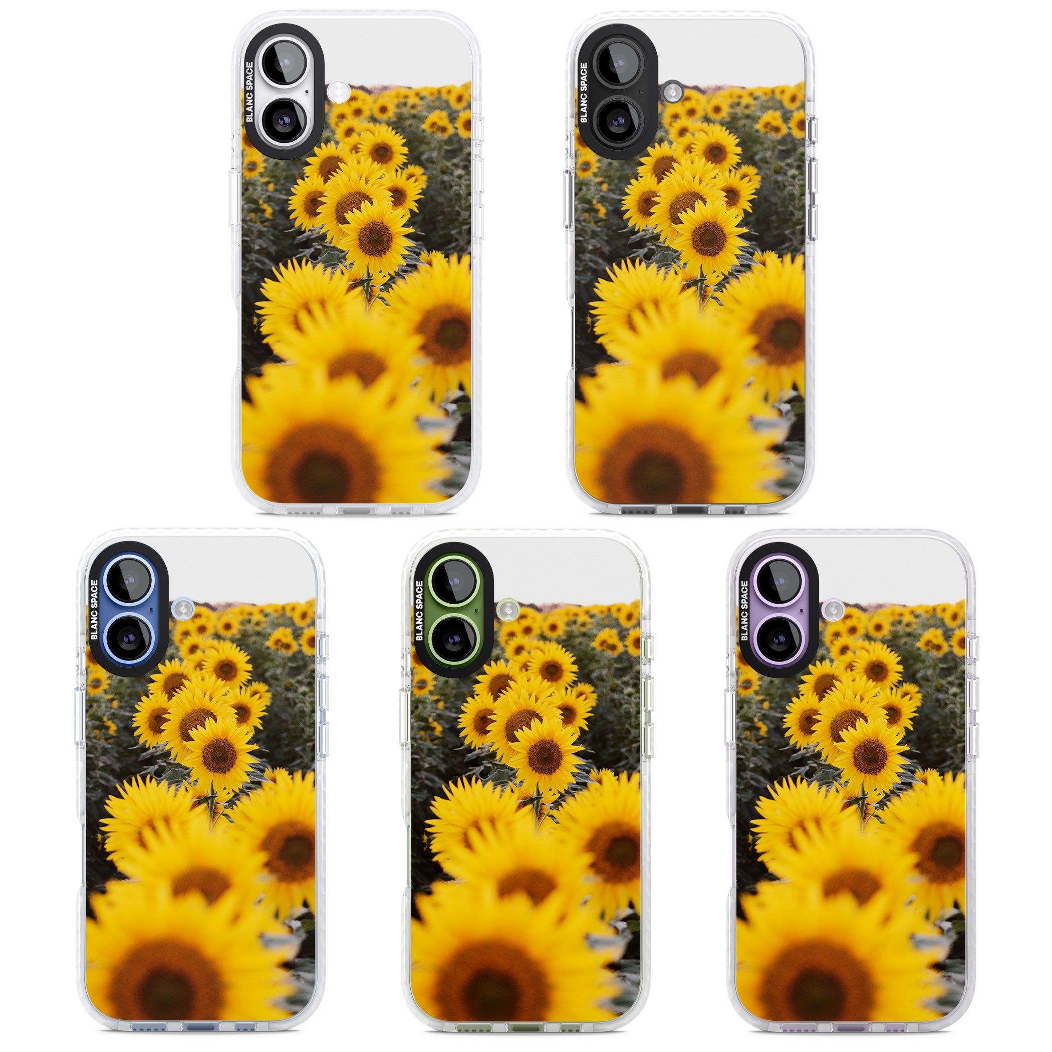 Sunflower Field iPhone 17 Impact Pro Clear Phone Case APT Impact Protection