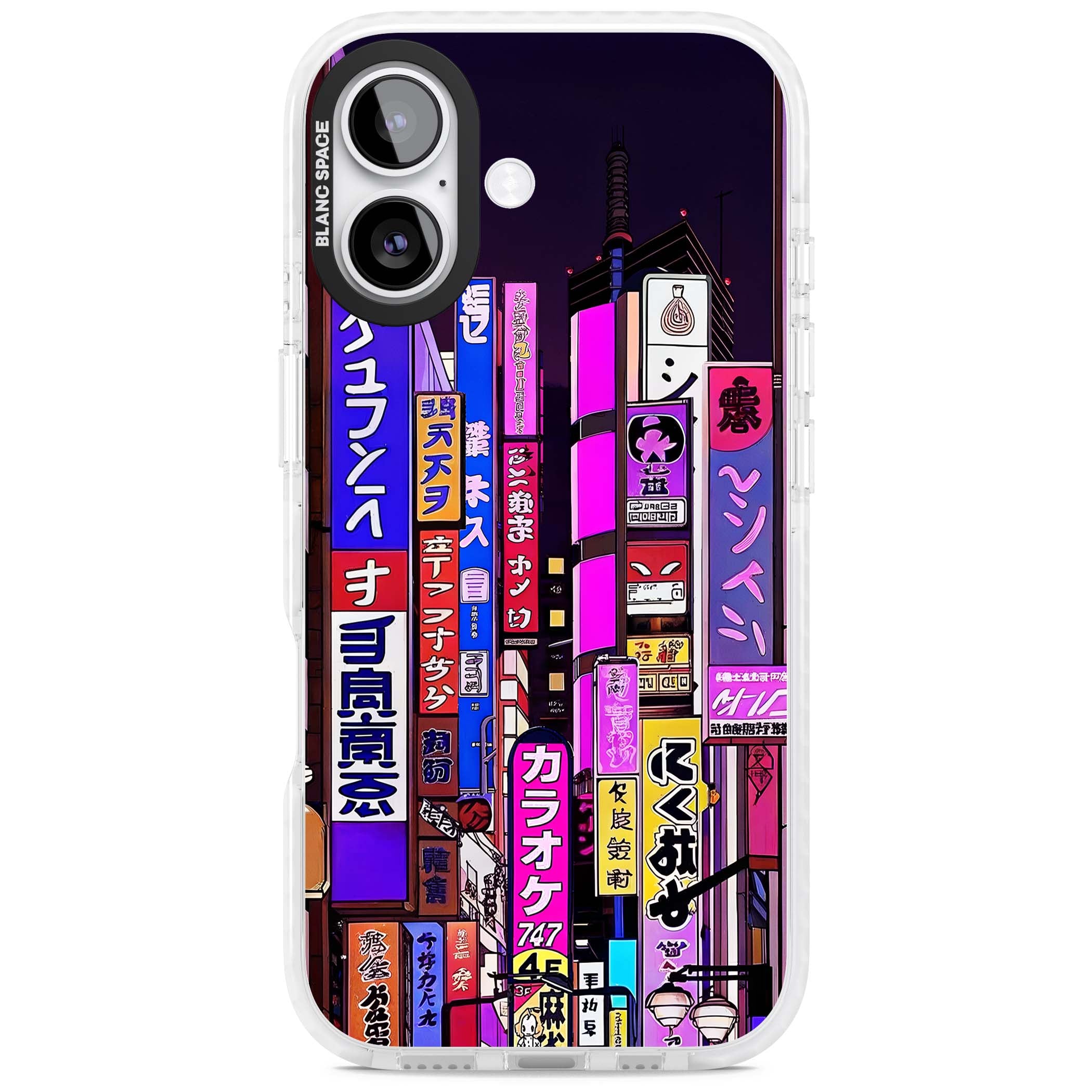 NEON NIGHT anime iPhone case | Impact Magsafe case for iPhone 17
