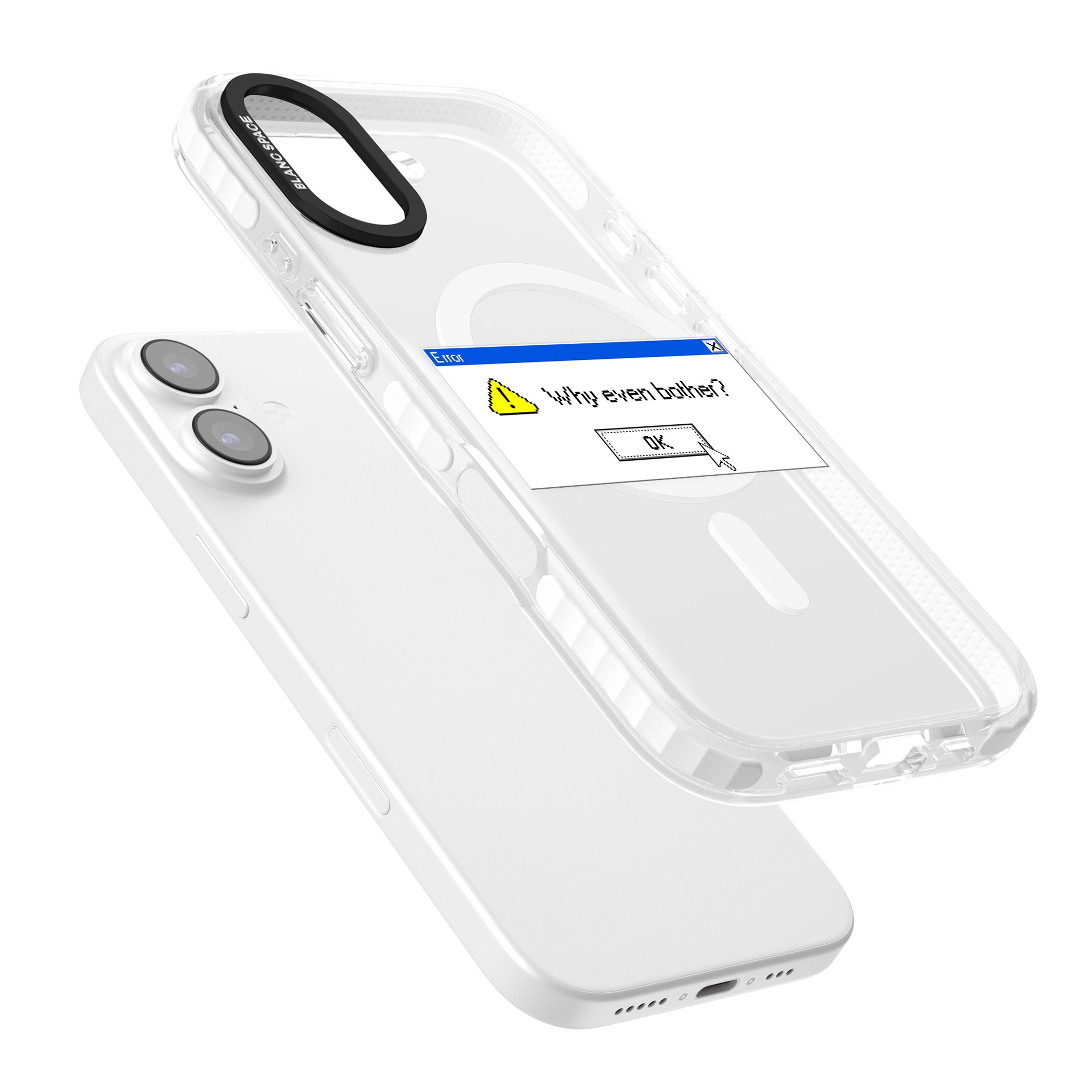 Why Even Bother Exe iPhone 17 Impact Pro Clear Phone Case Colours