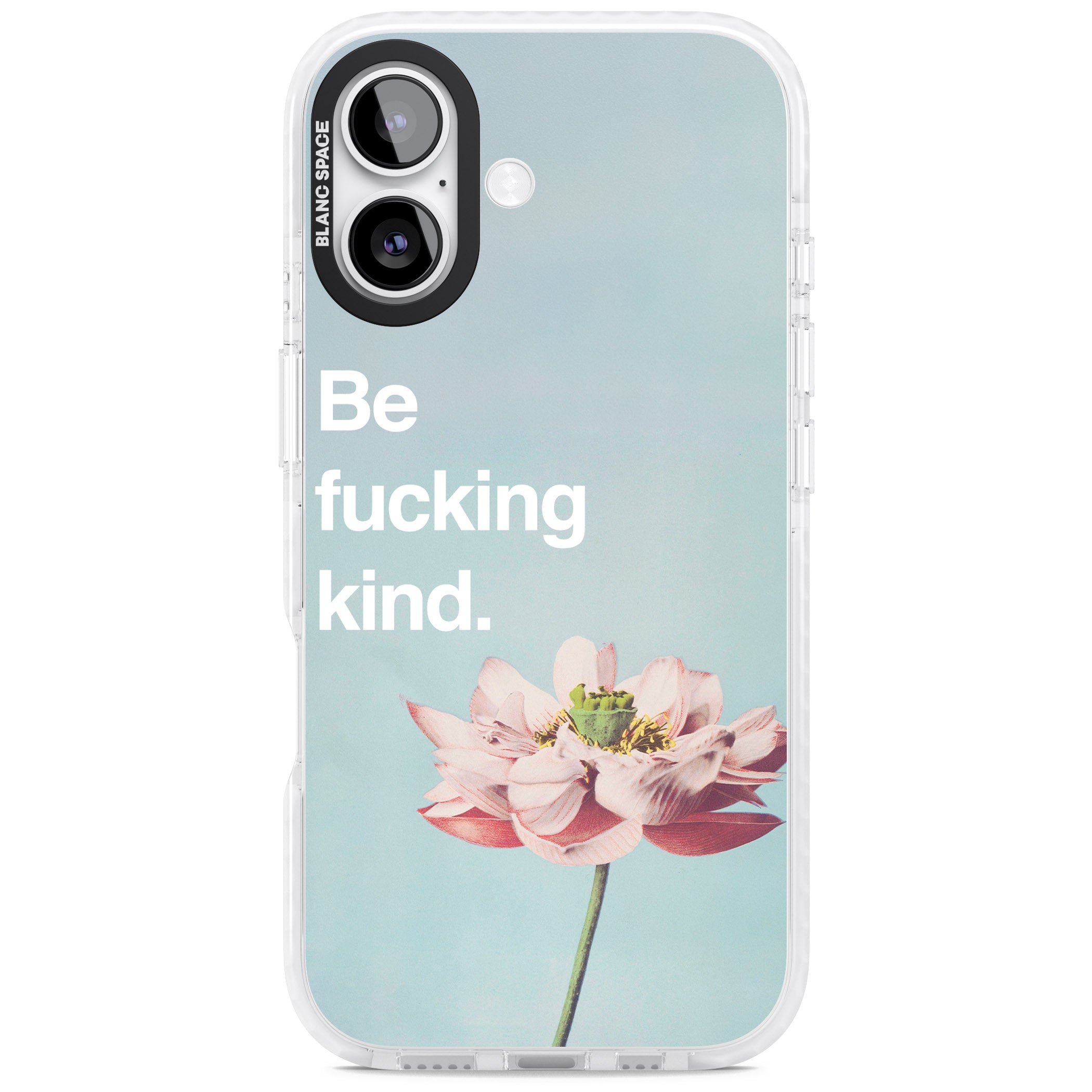 Be F*Cking Kind iPhone 17 Impact Pro Clear Phone Case