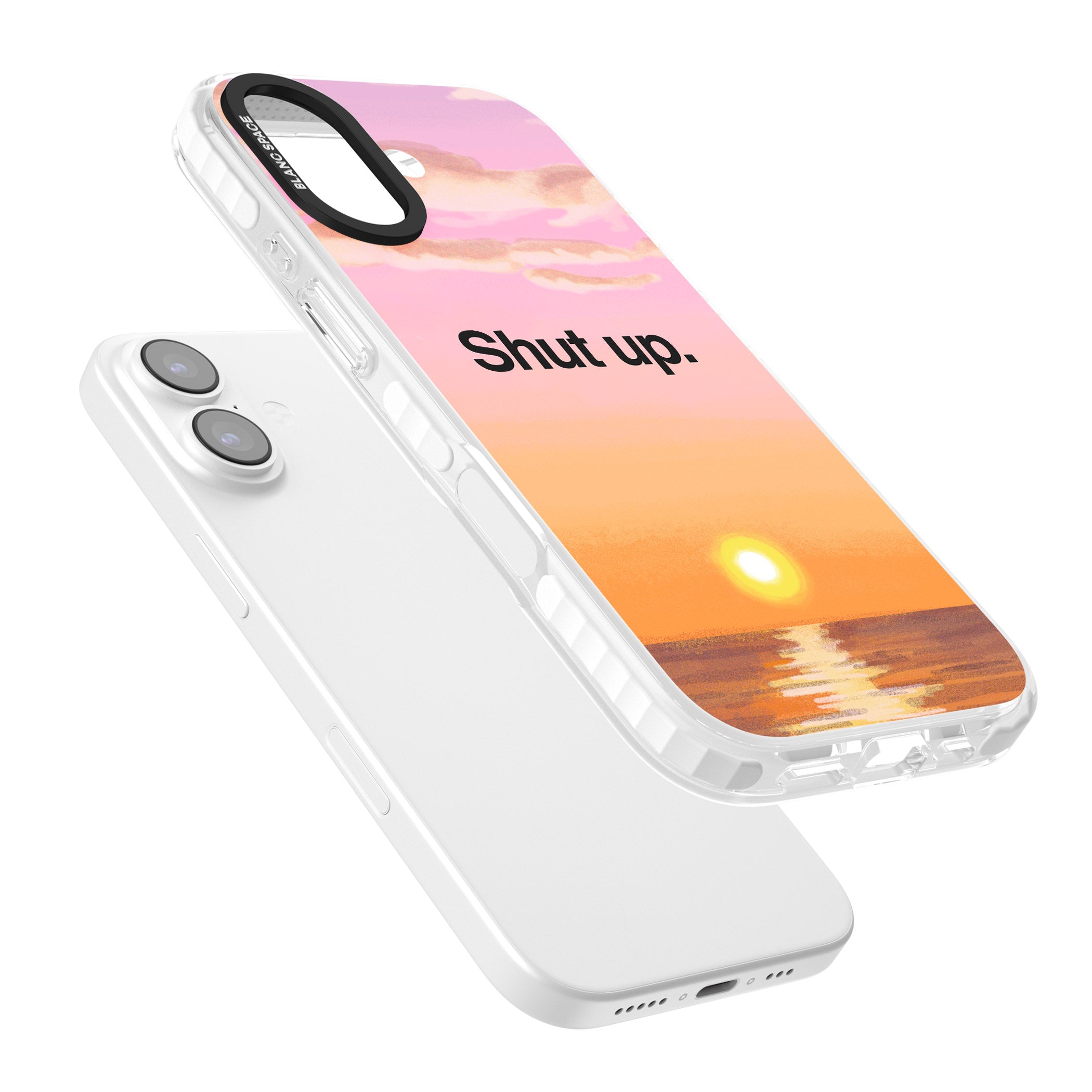 Shut Up iPhone 17 Impact Pro Clear Phone Case Colours