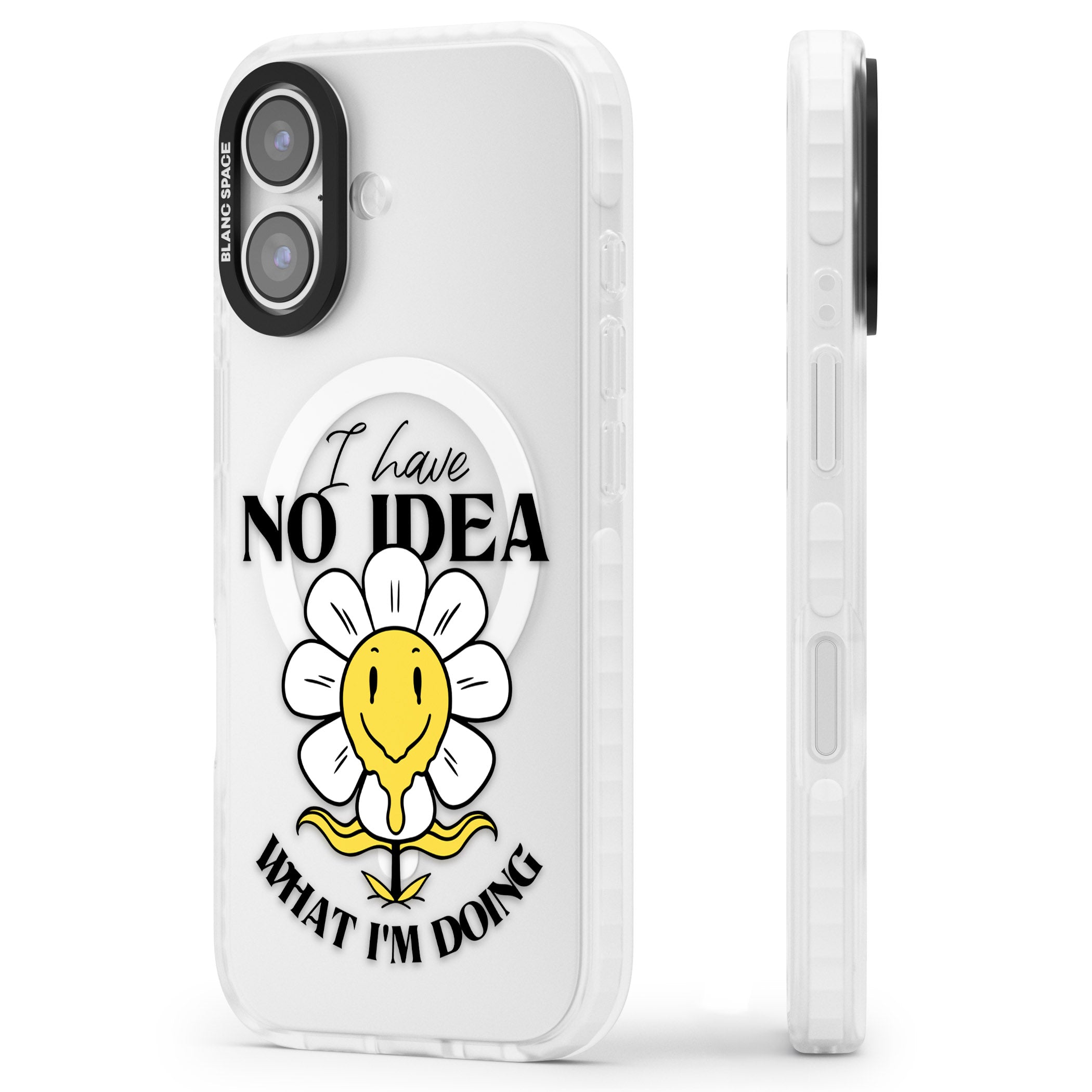 No Idea iPhone 17 Impact Pro Clear Phone Case Side Profile