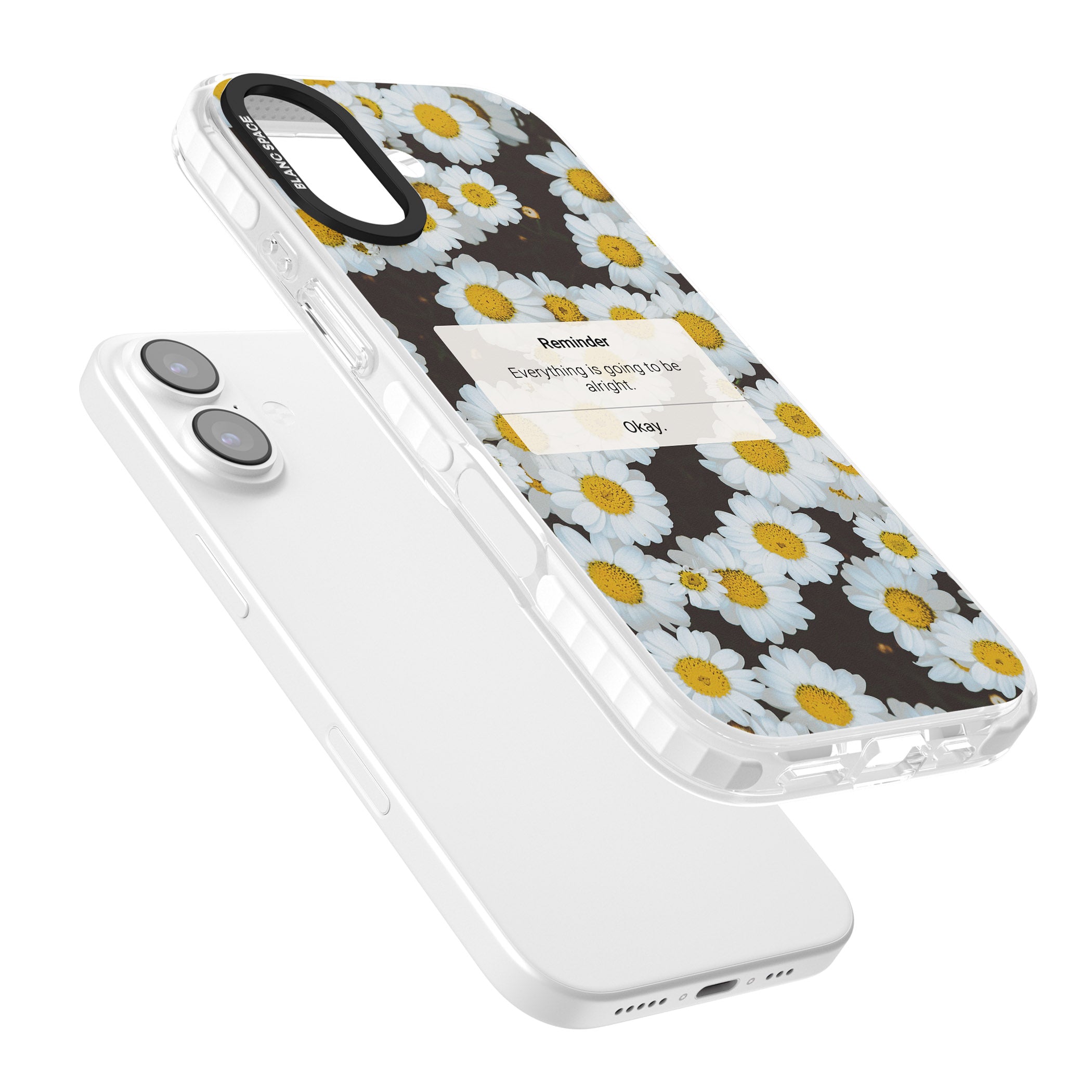 Daisy Reminder iPhone 17 Impact Pro Clear Phone Case Colours
