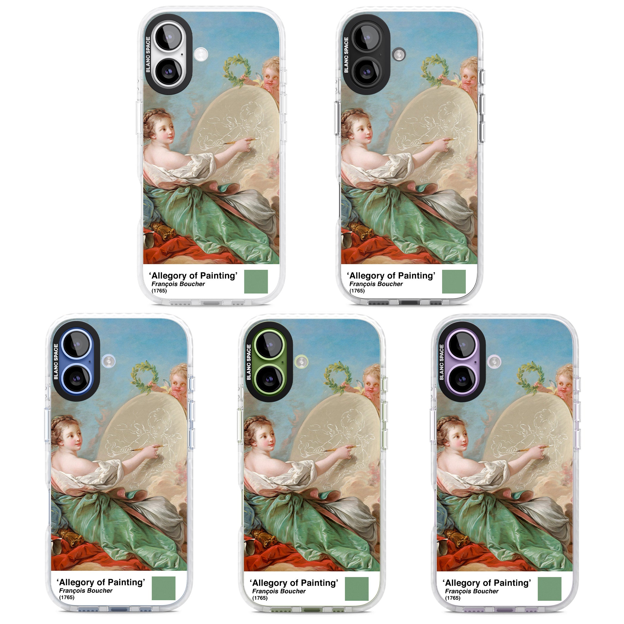 Allegory Of Painting iPhone 17 Impact Pro Clear Phone Case APT Impact Protection