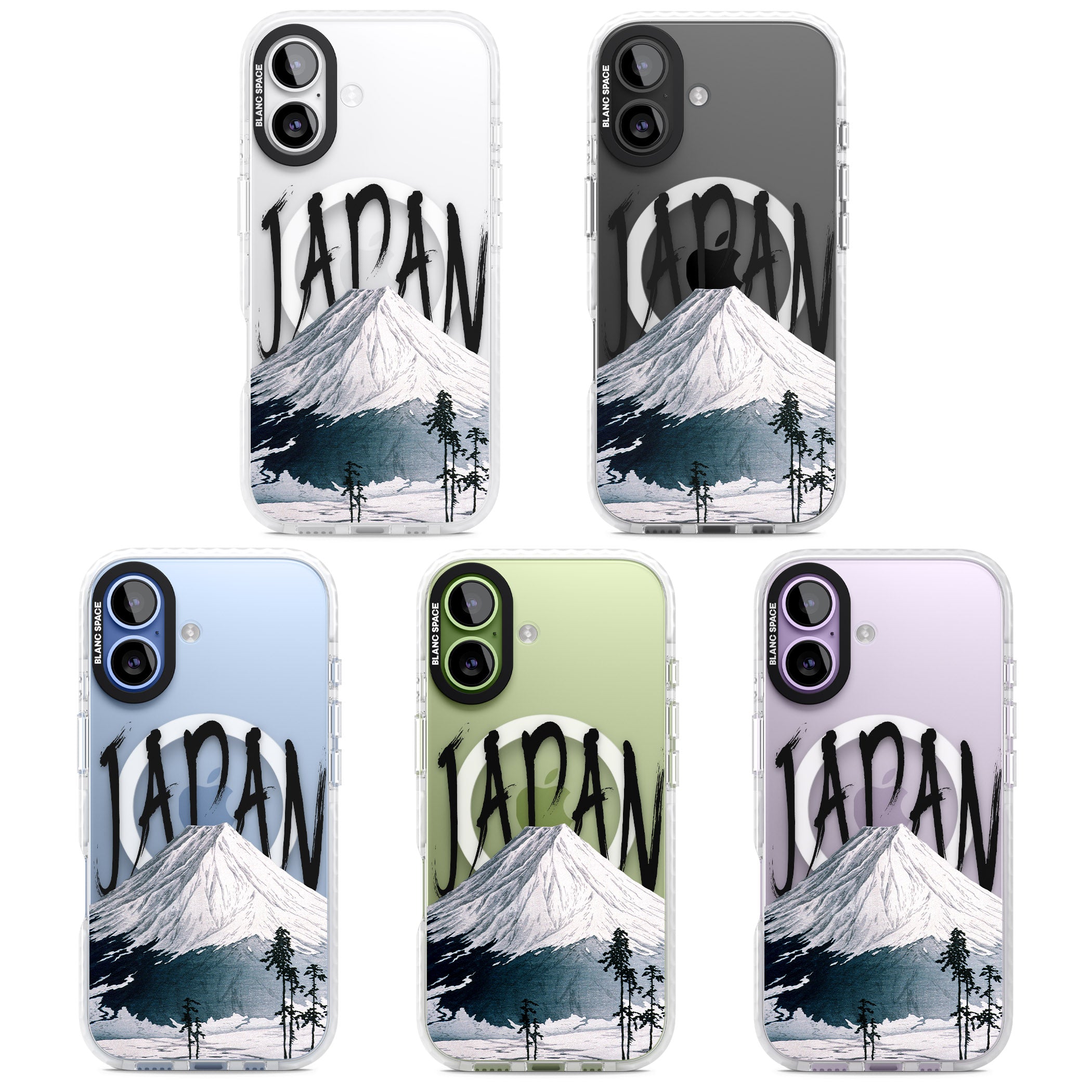 Mount Fuji Cutout iPhone 17 Impact Pro Clear Phone Case APT Impact Protection